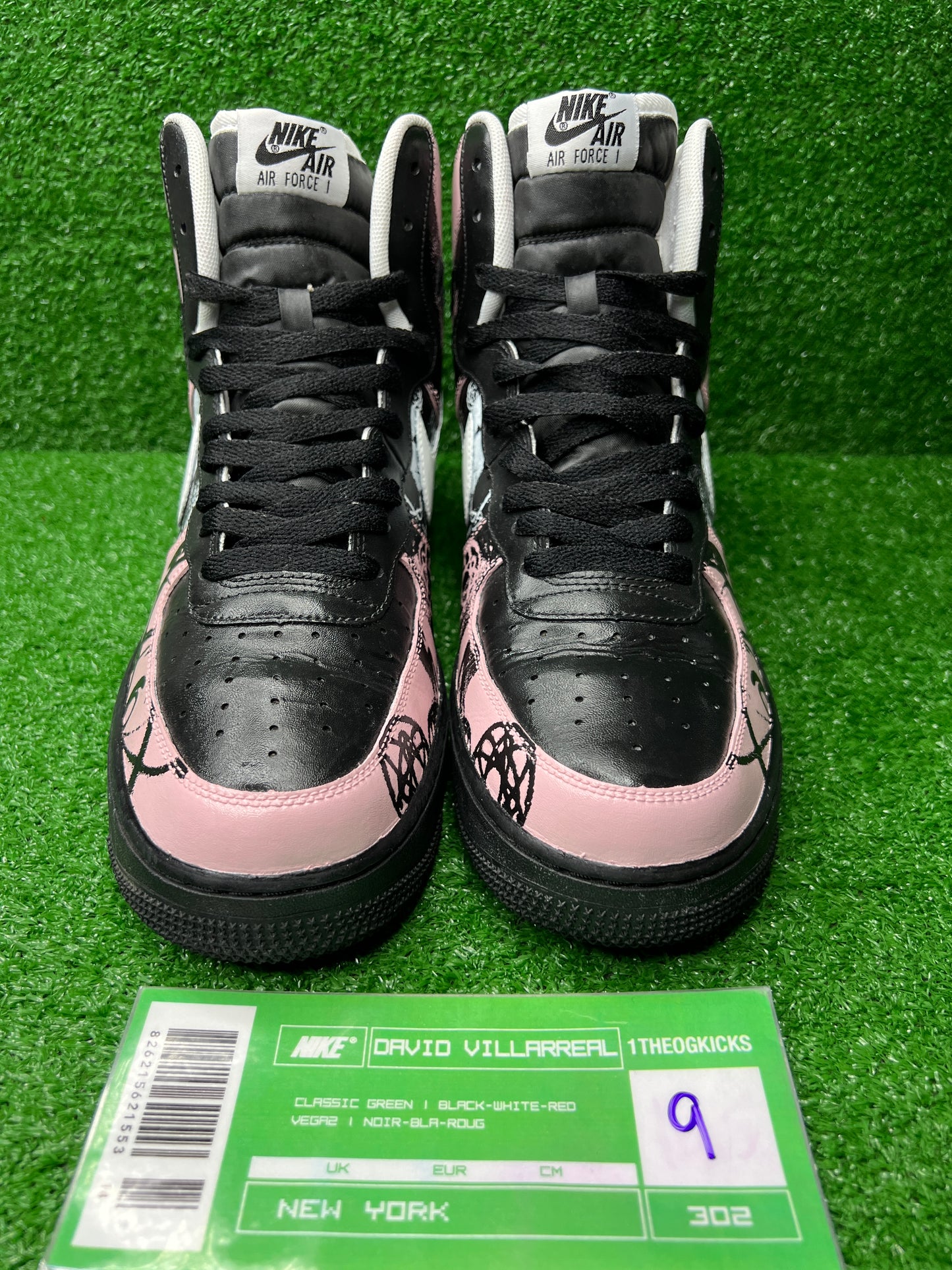 Nike Air Force 1 UNKLE Custom - Size 9