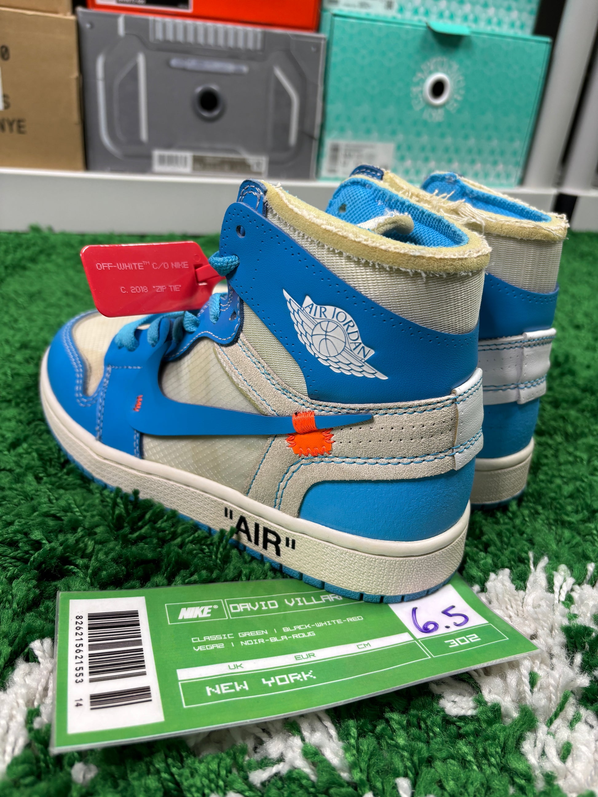 Jordan 1 OFF WHITE UNC- size 6.5