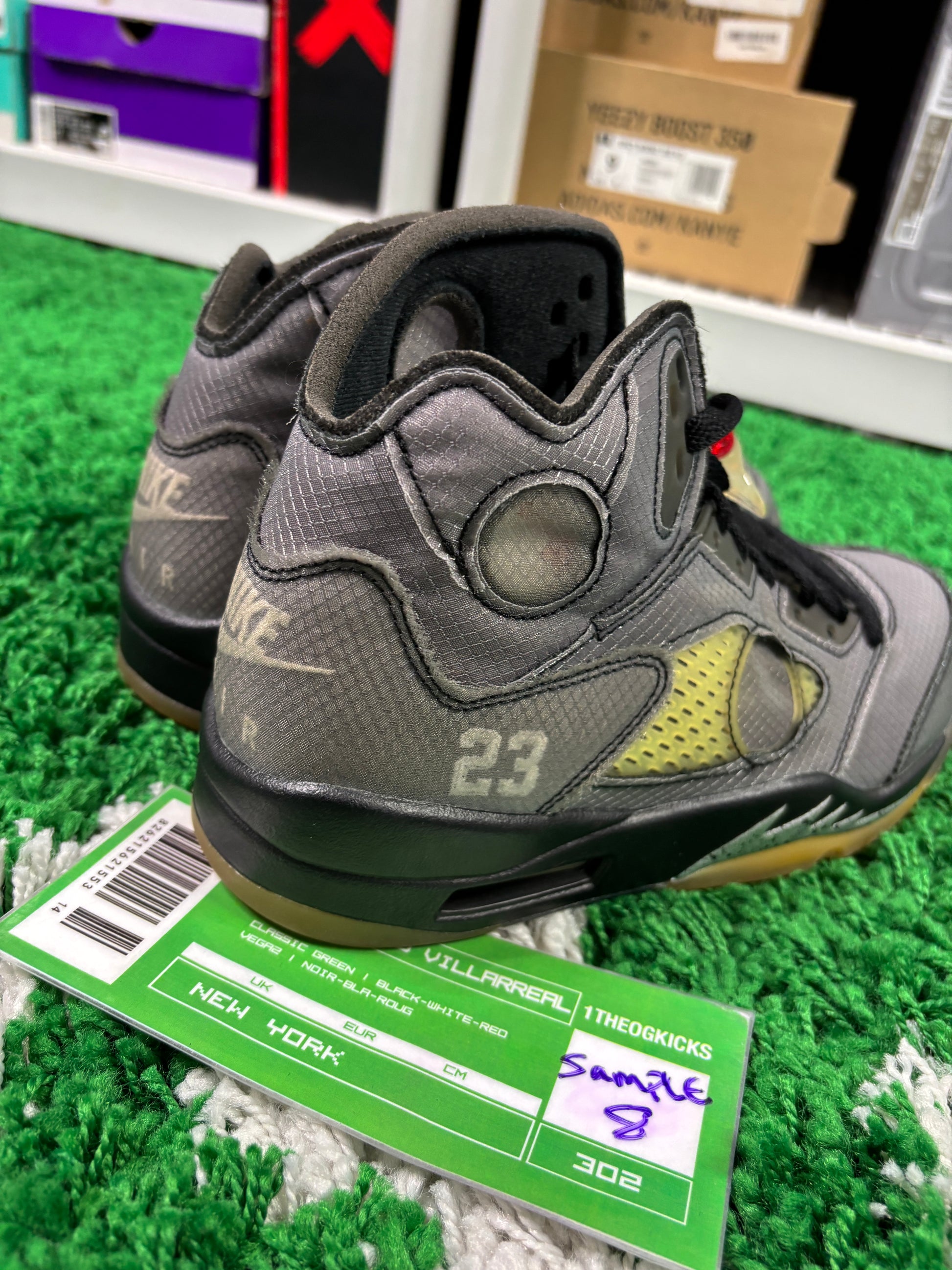 Jordan 5 Off-White Muslin SAMPLE - Size 8