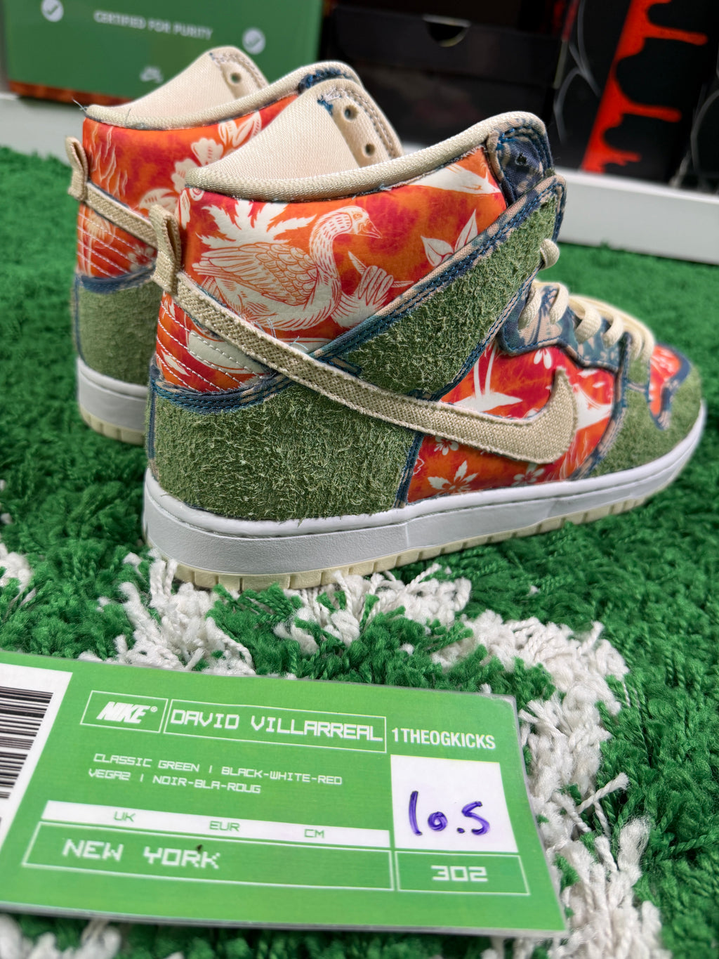 Nike Sb Hawaii High *Carved* - Size 10.5