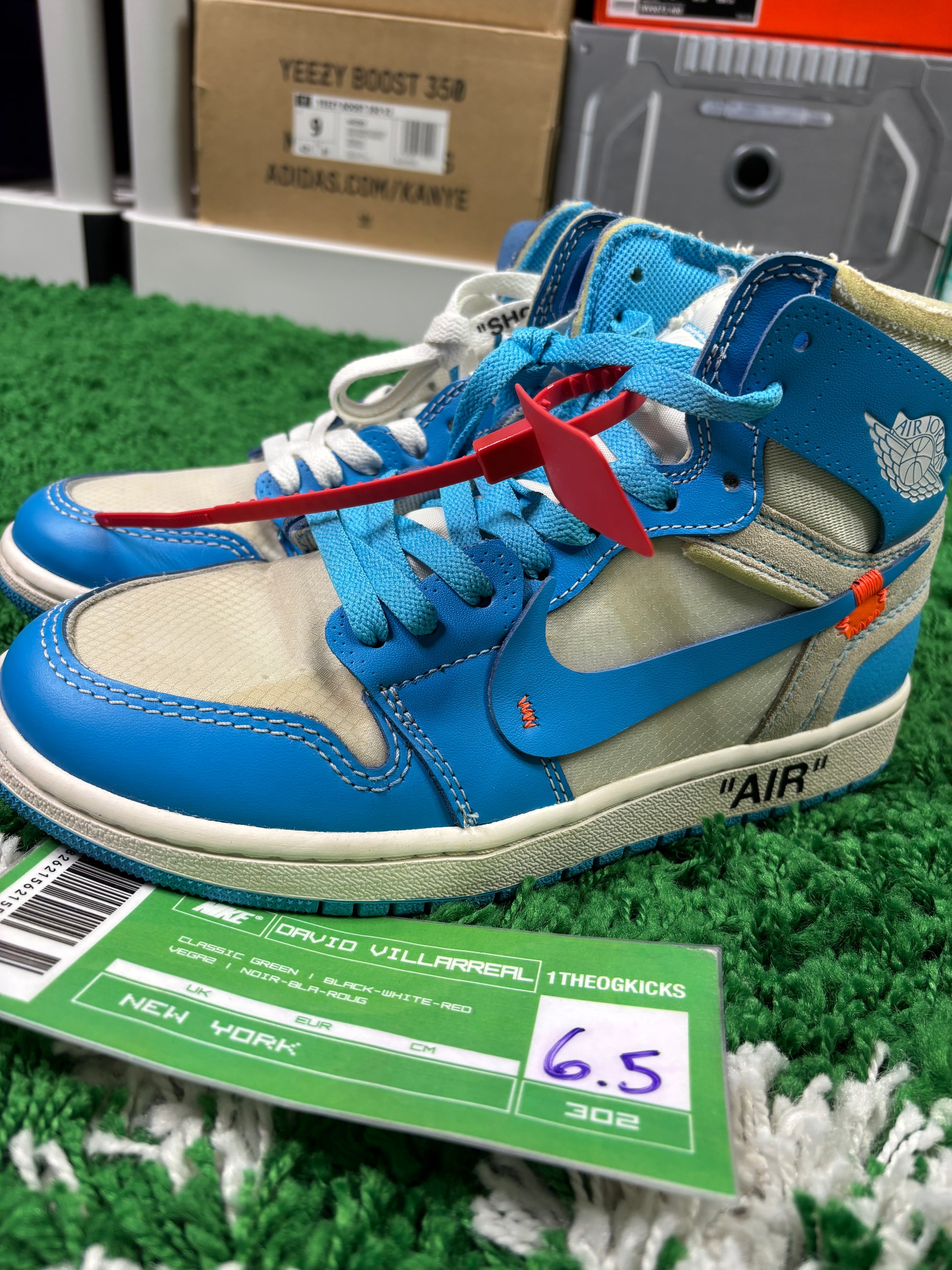 Jordan 1 OFF WHITE UNC- size 6.5