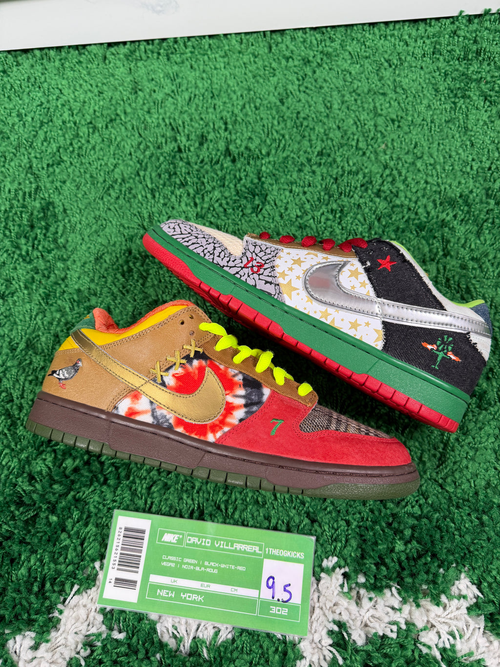 Nike Sb What The Dunks - Size 9.5