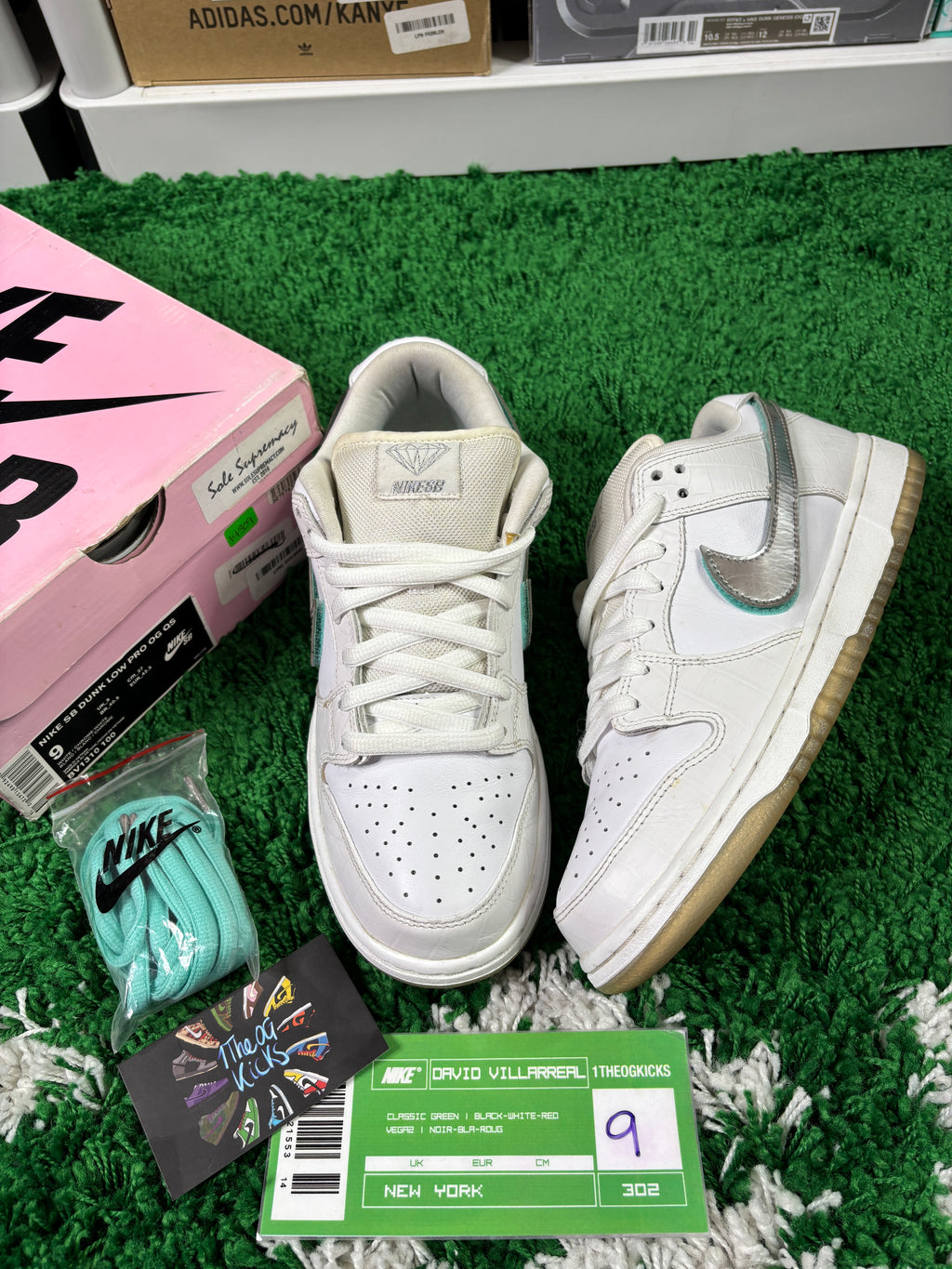 Nike Sb White Diamond - Size 9