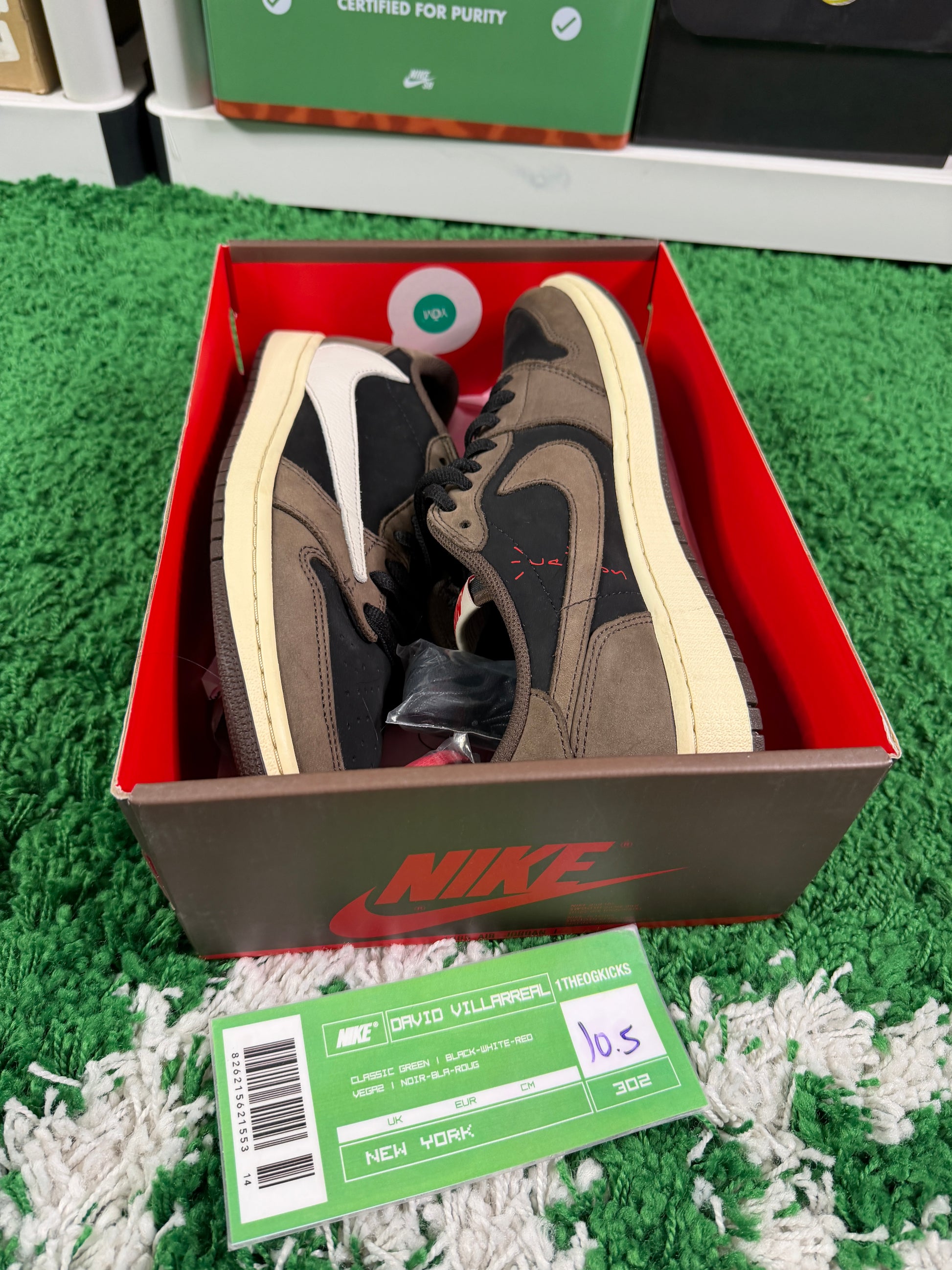 Air Jordan 1 Travis Mocha - Size 10.5