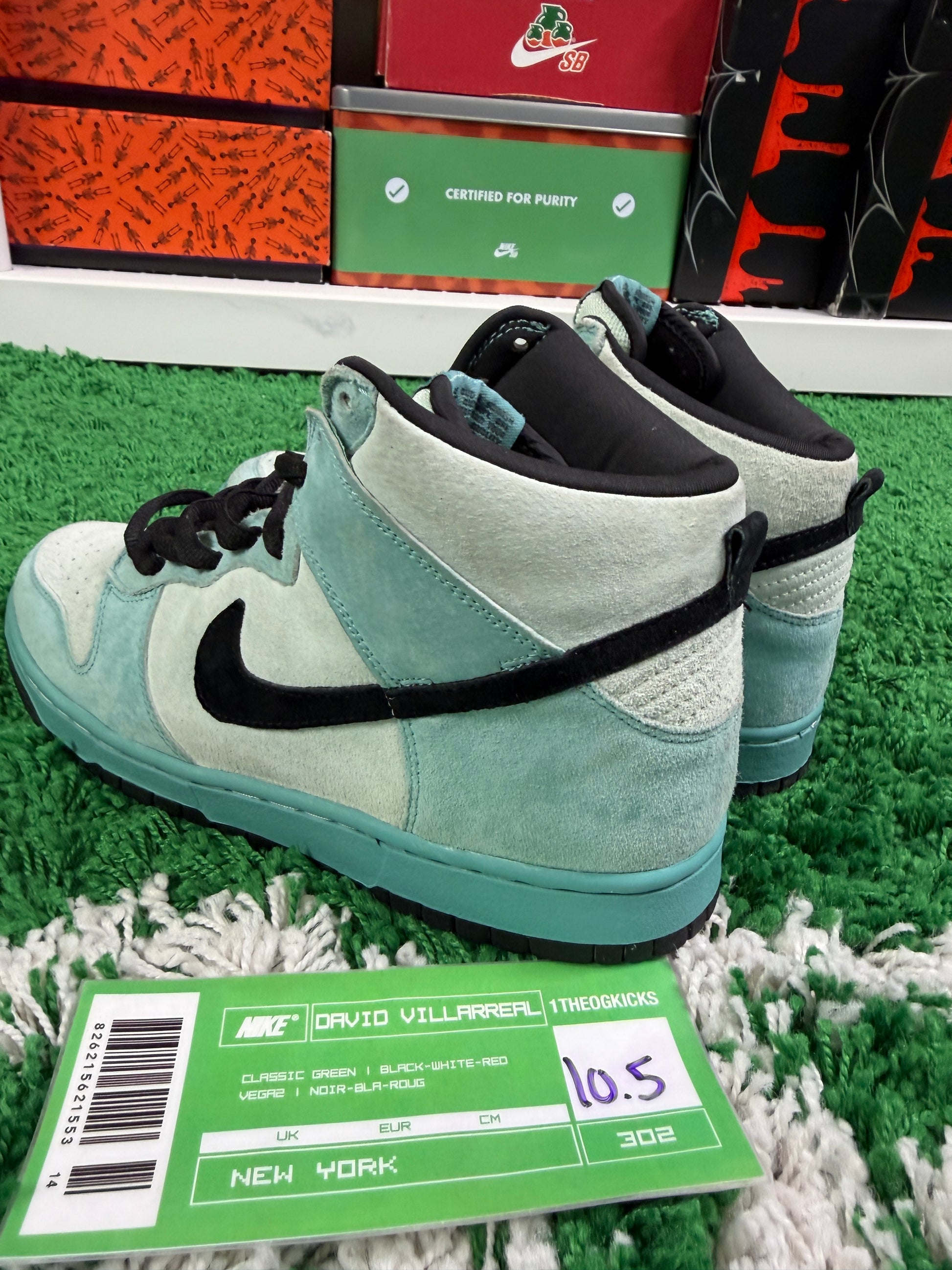 Nike Sb Sea Crystal Highs - Size 10