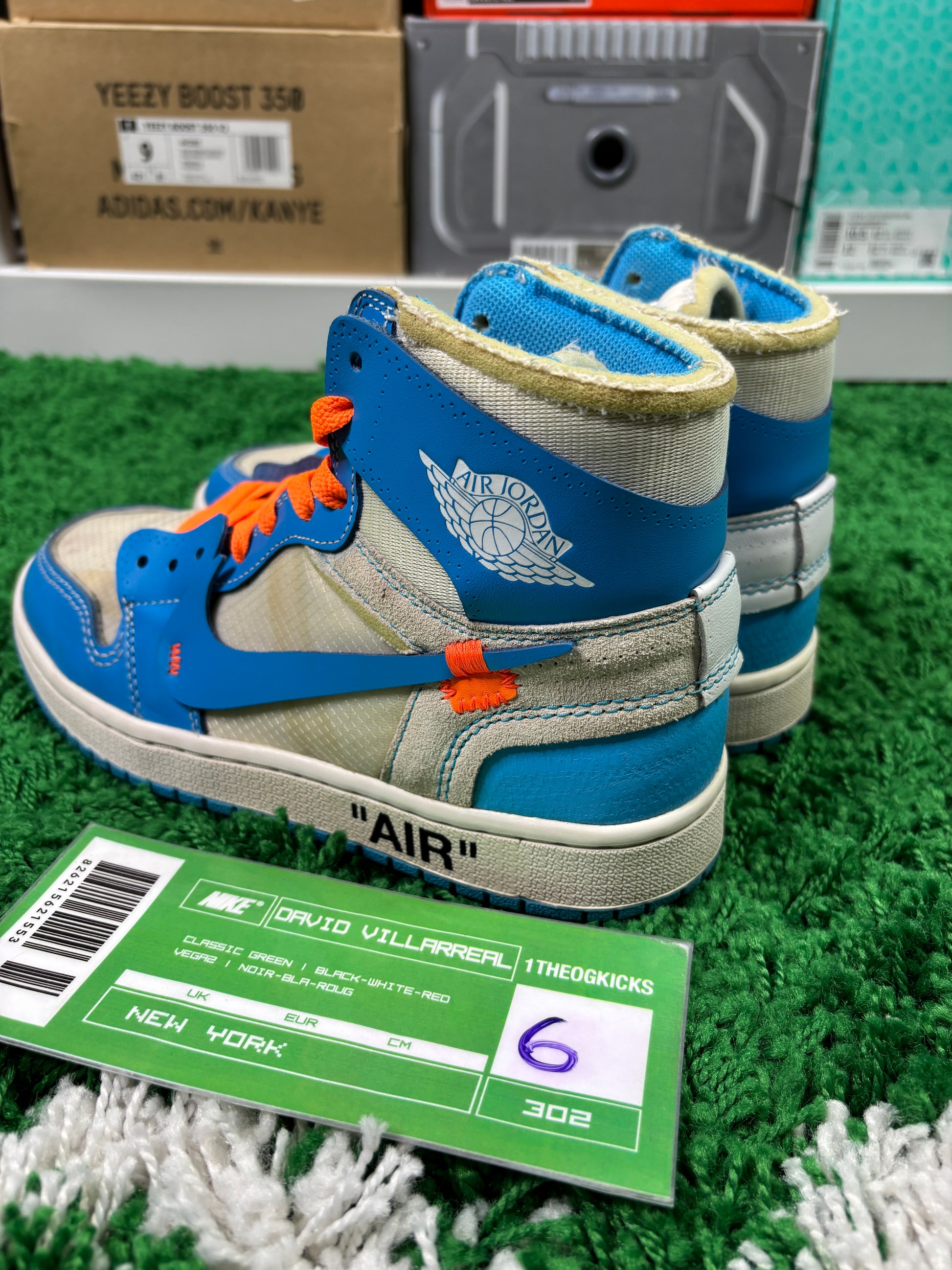 Jordan 1 OFF WHITE UNC- size 6