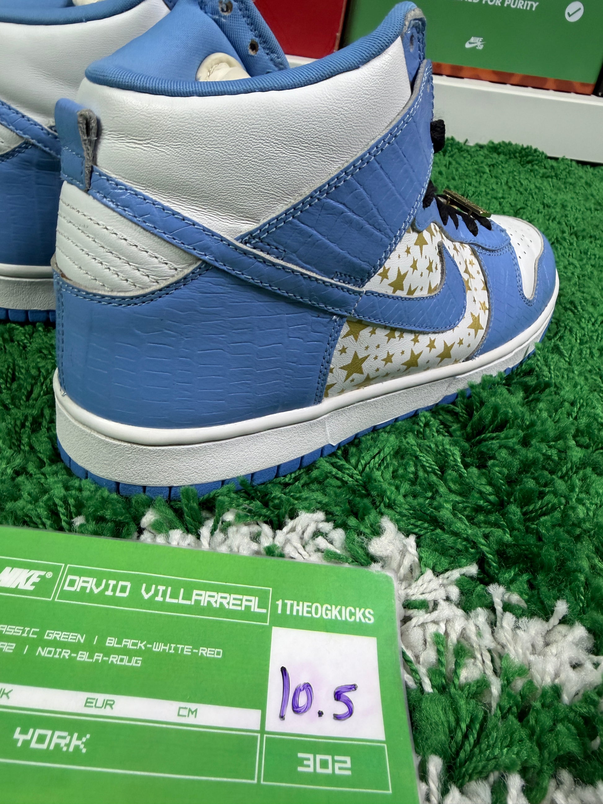 Nike Sb Blue Supreme High - Size 10.5