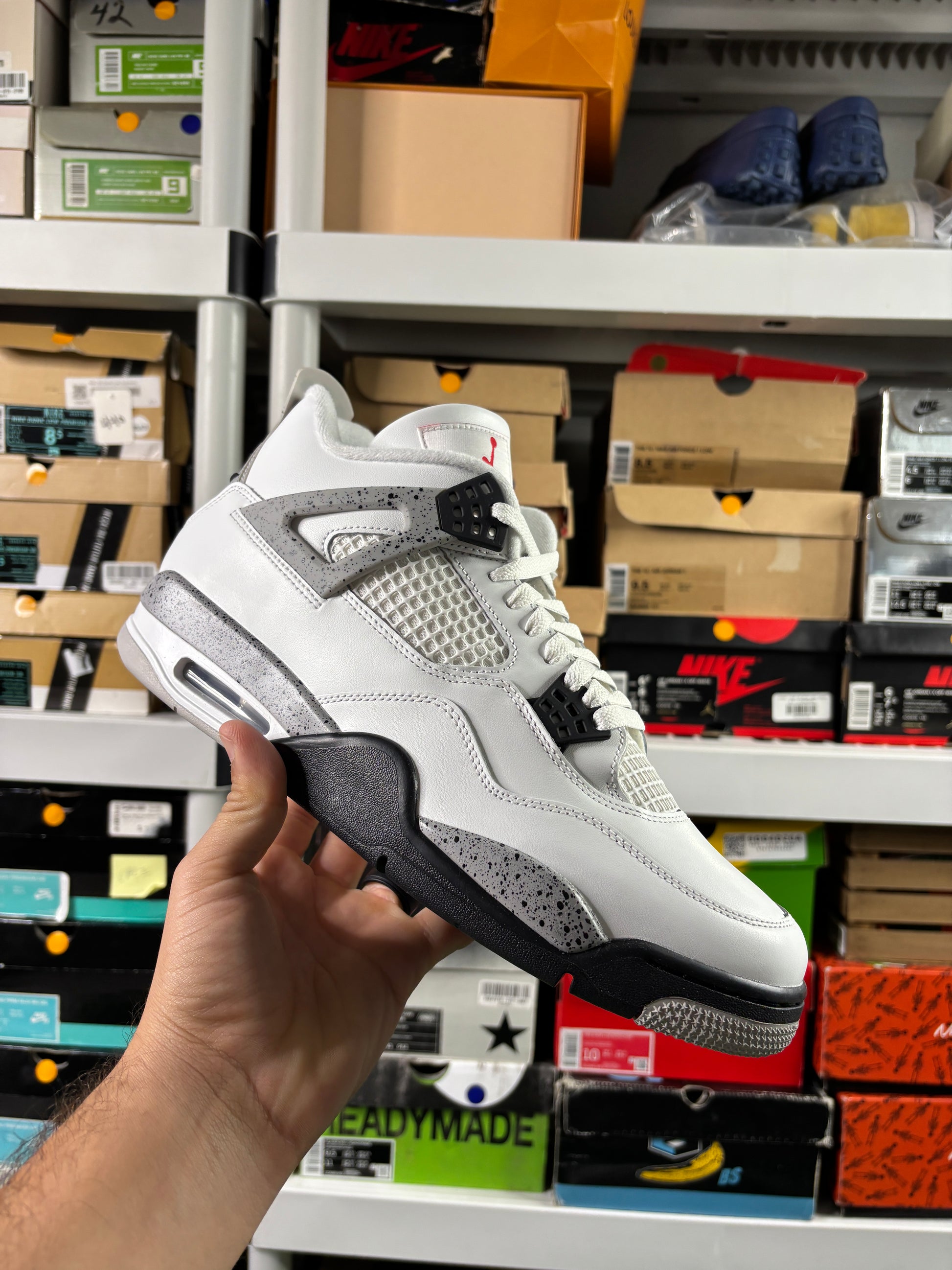 Jordan 4 White Cement - Size 12