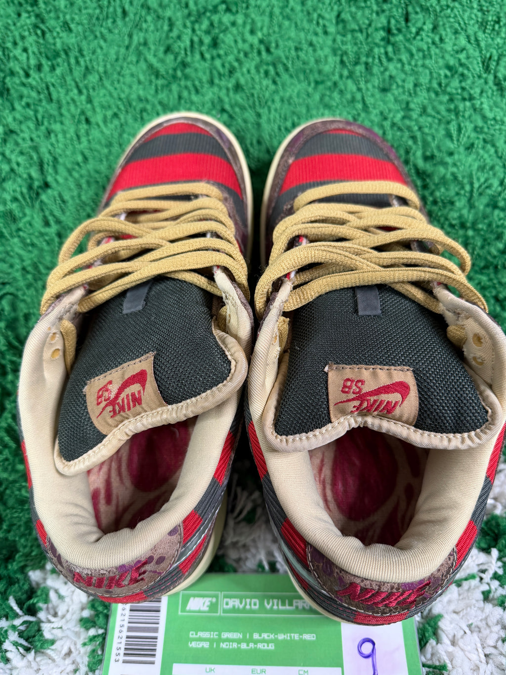 Nike Sb Freddy Krueger's - Size 9