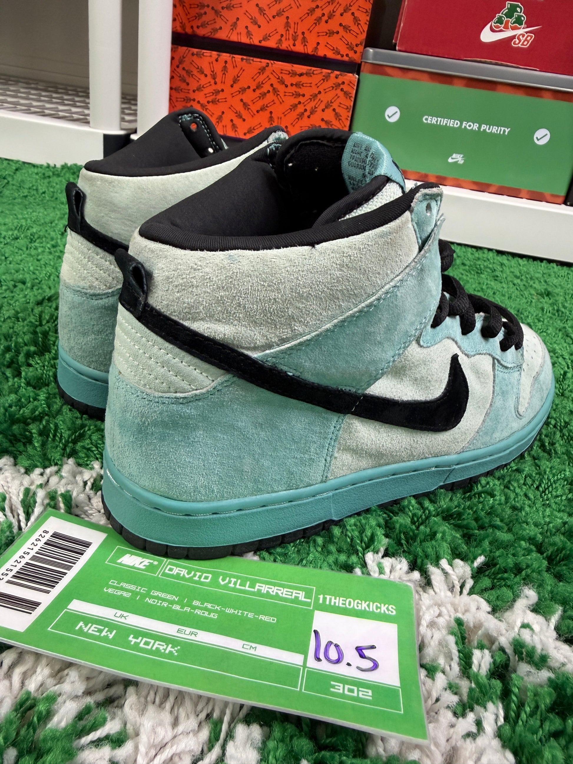 Nike Sb Sea Crystal Highs - Size 10