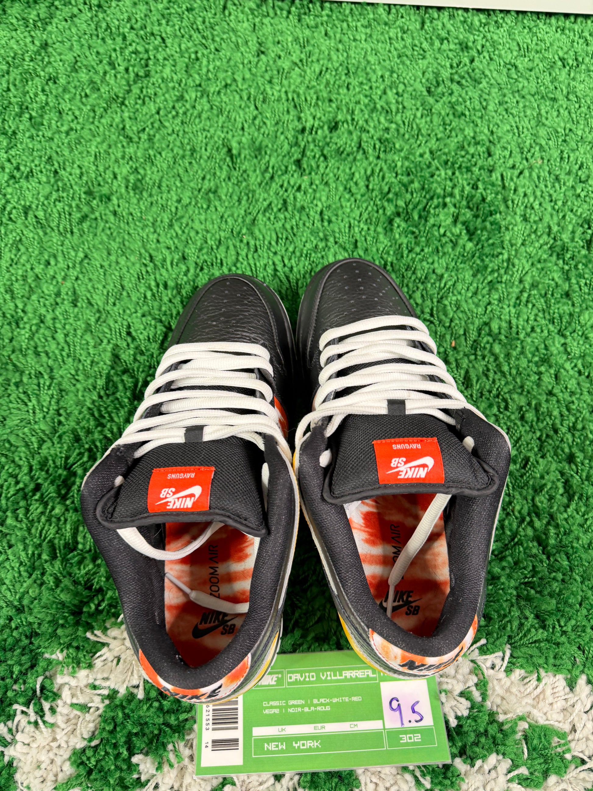 Nike Sb Tie Dye Ray Guns Black - Size 9.5