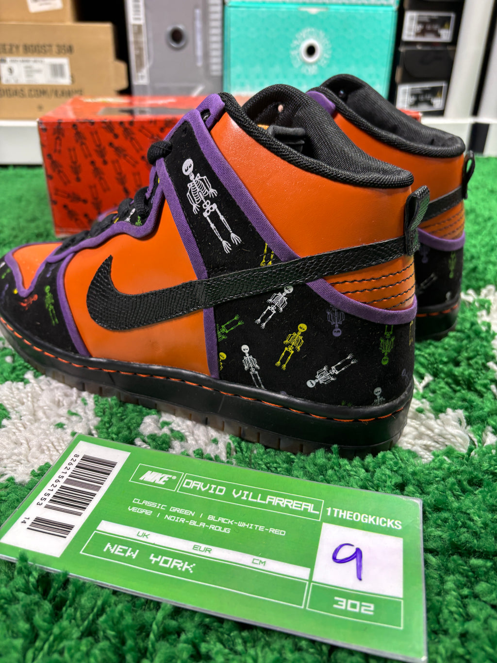 Nike Dunk Day of the Dead Custom Sample - Size 9