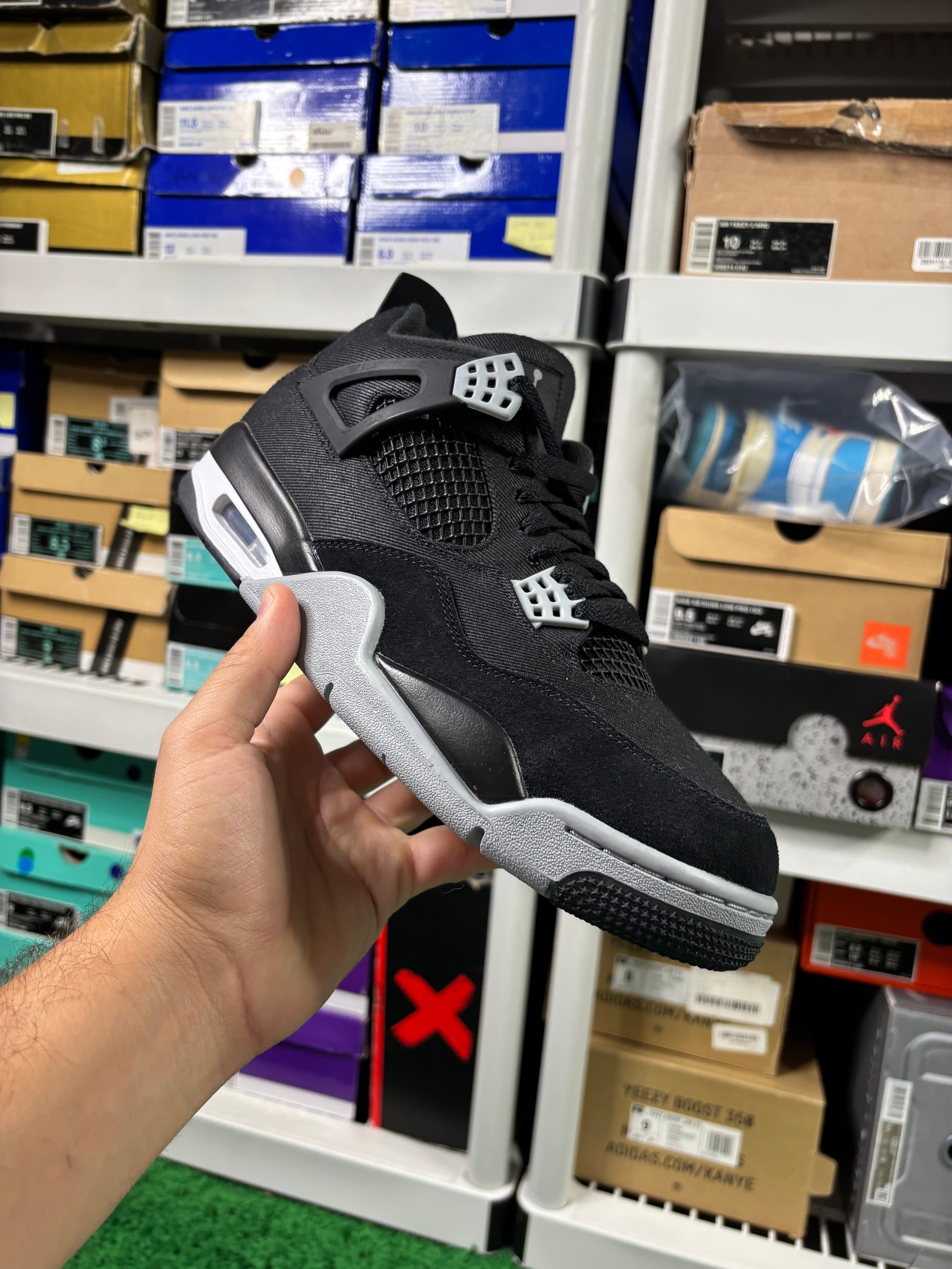 Jordan 4 Black Canvas SE - Size 11