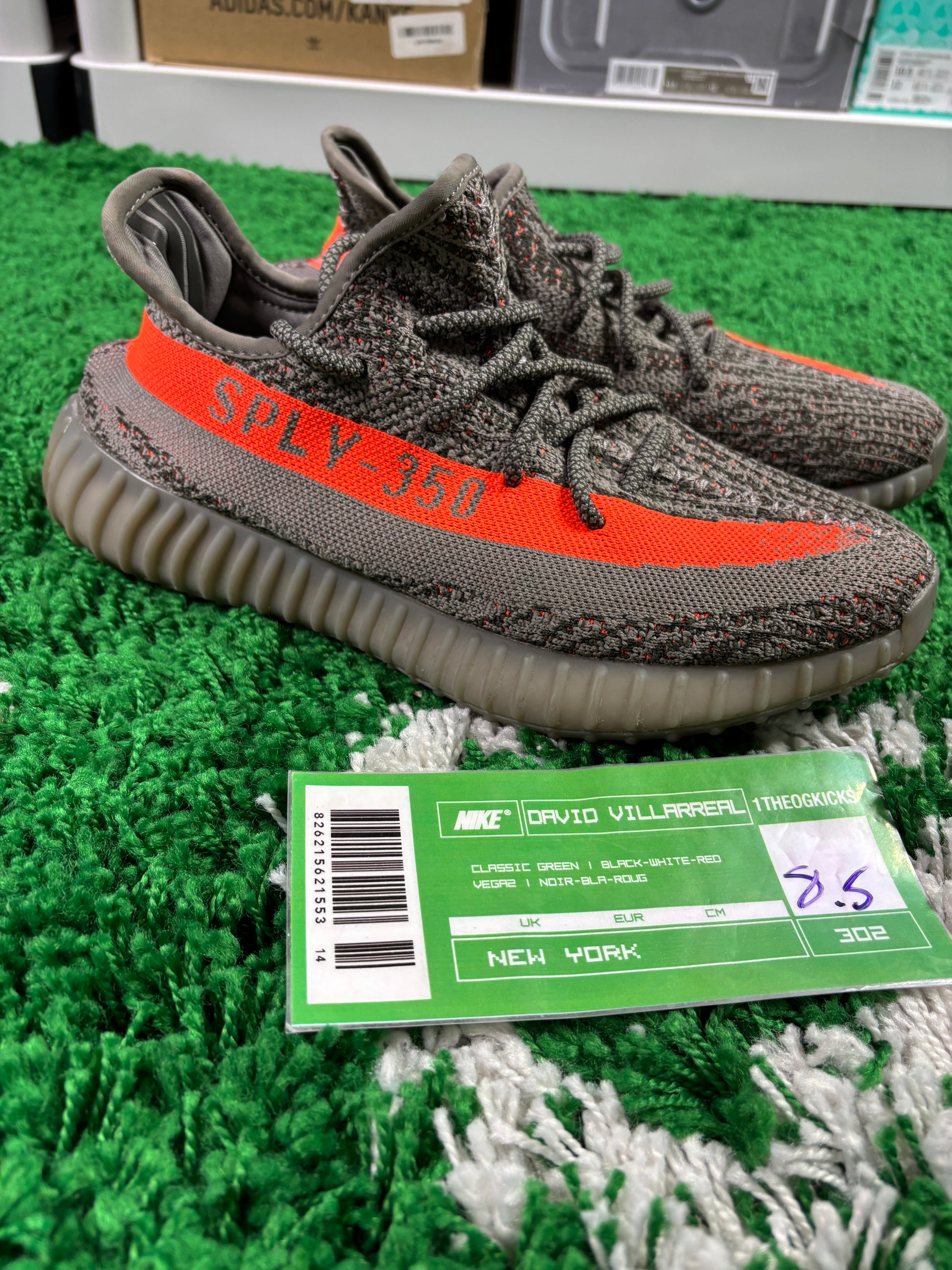 Yeezy Boost 350 V2 'Beluga Reflective' - Size 8.5