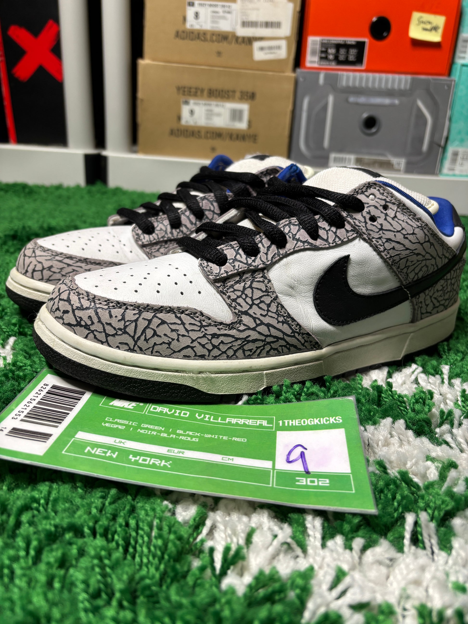 Nike Sb White Supreme Low - Size 9