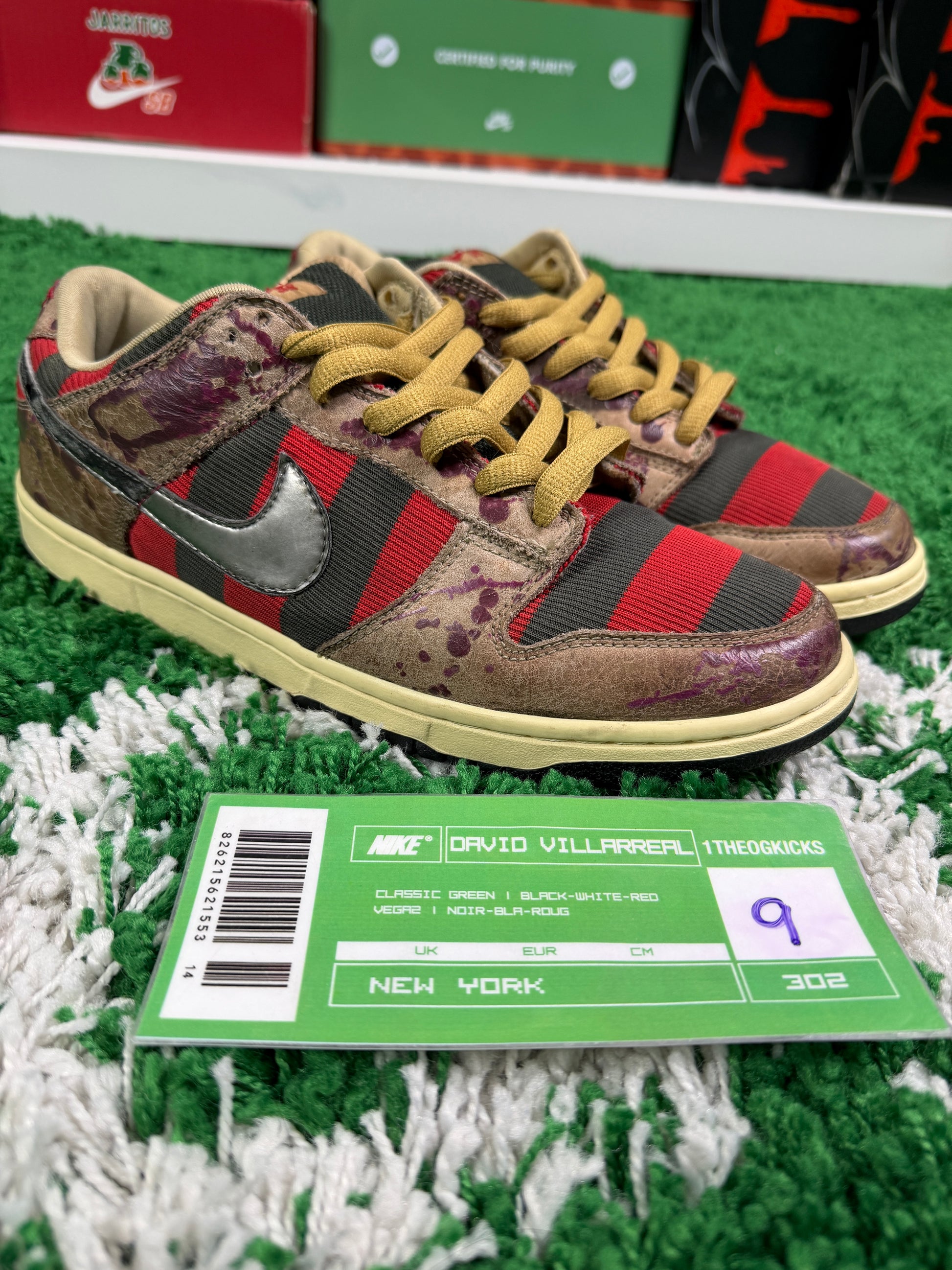 Nike Sb Freddy Krueger's - Size 9