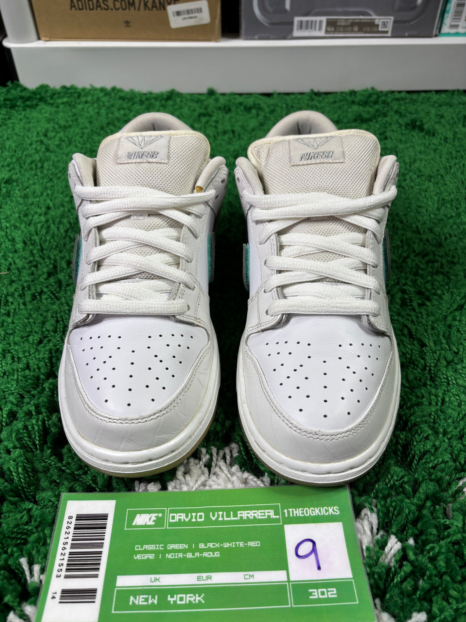 Nike Sb White Diamond - Size 9