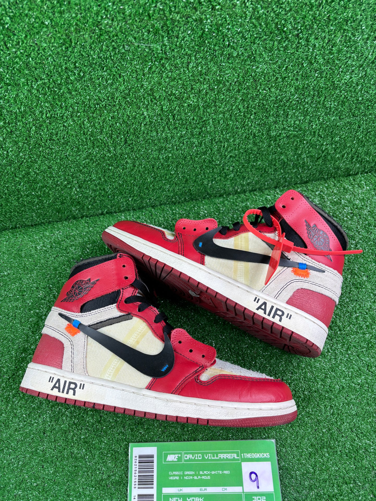 Jordan 1 OFF WHITE Chicago- size 9