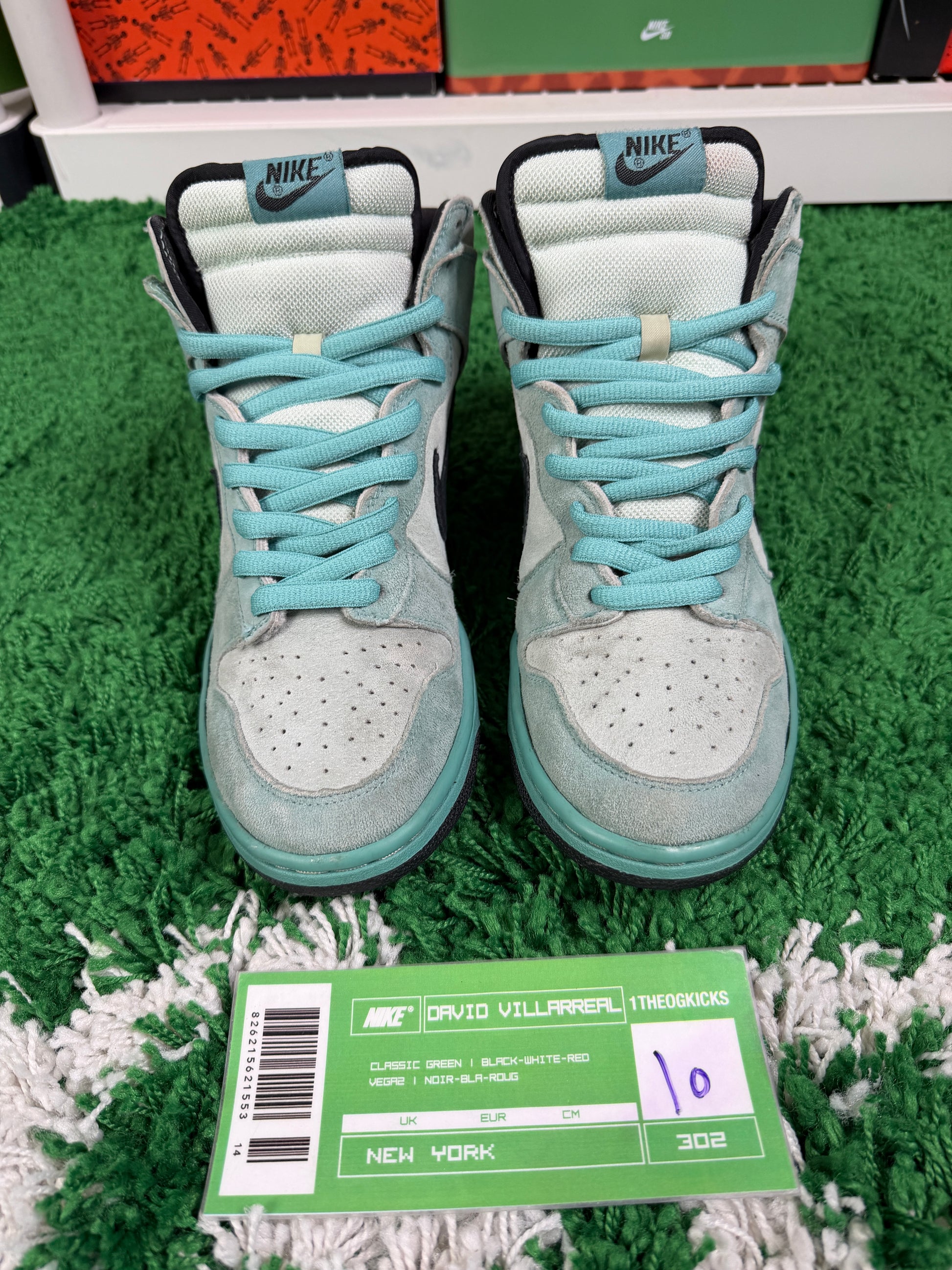 Nike Sb Sea Crystal Highs - Size 10