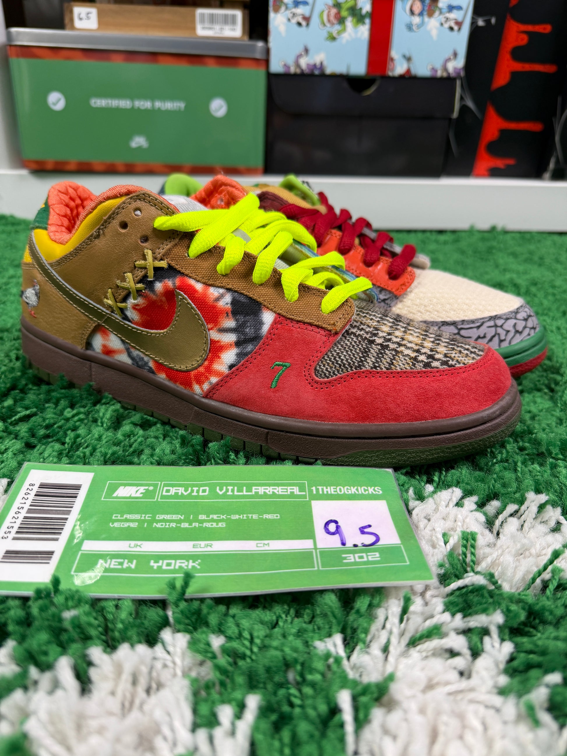 Nike Sb What The Dunks - Size 9.5