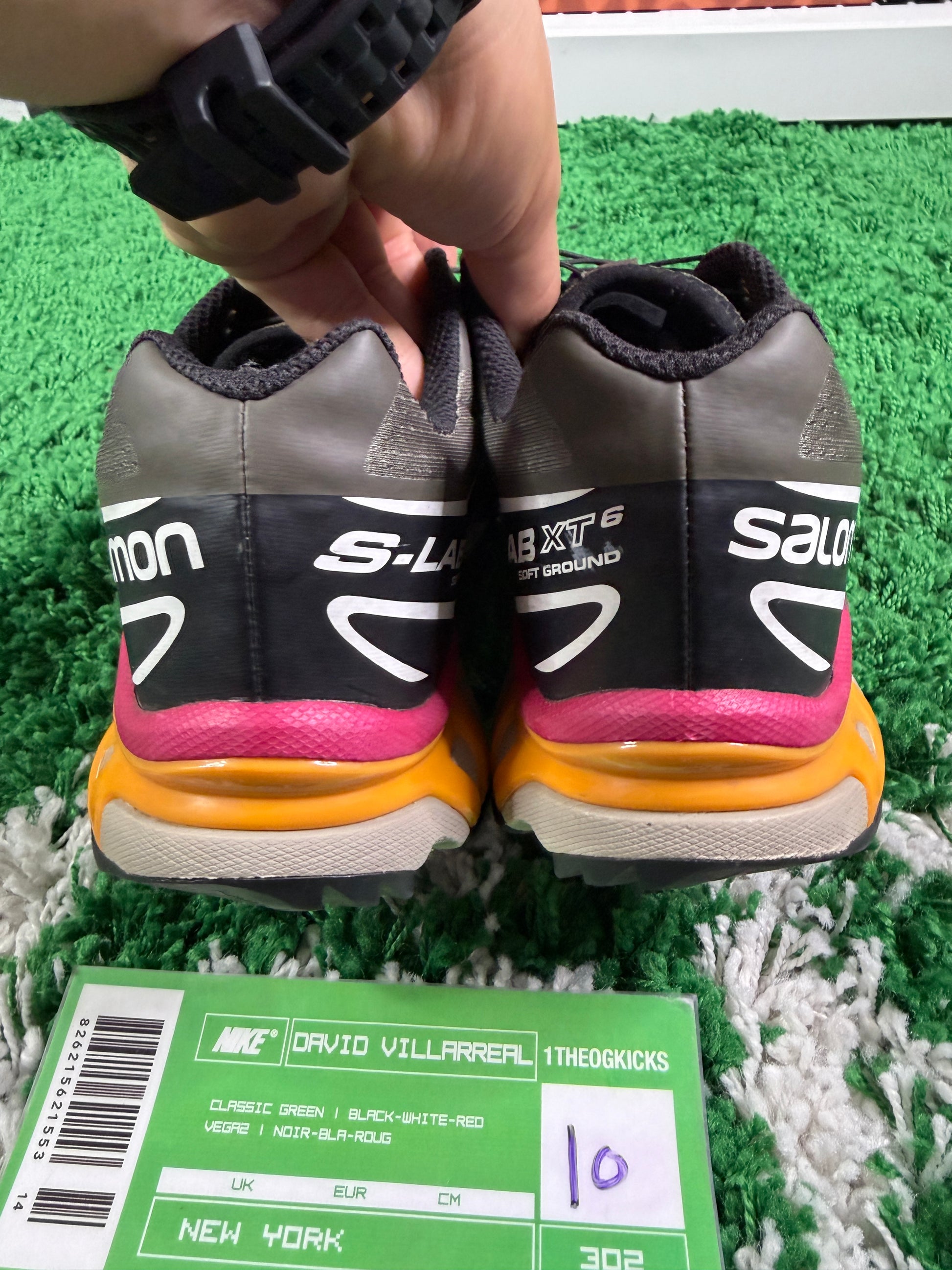 Salomon XT-6 RECUT Beluga Russet Orange - Size 10