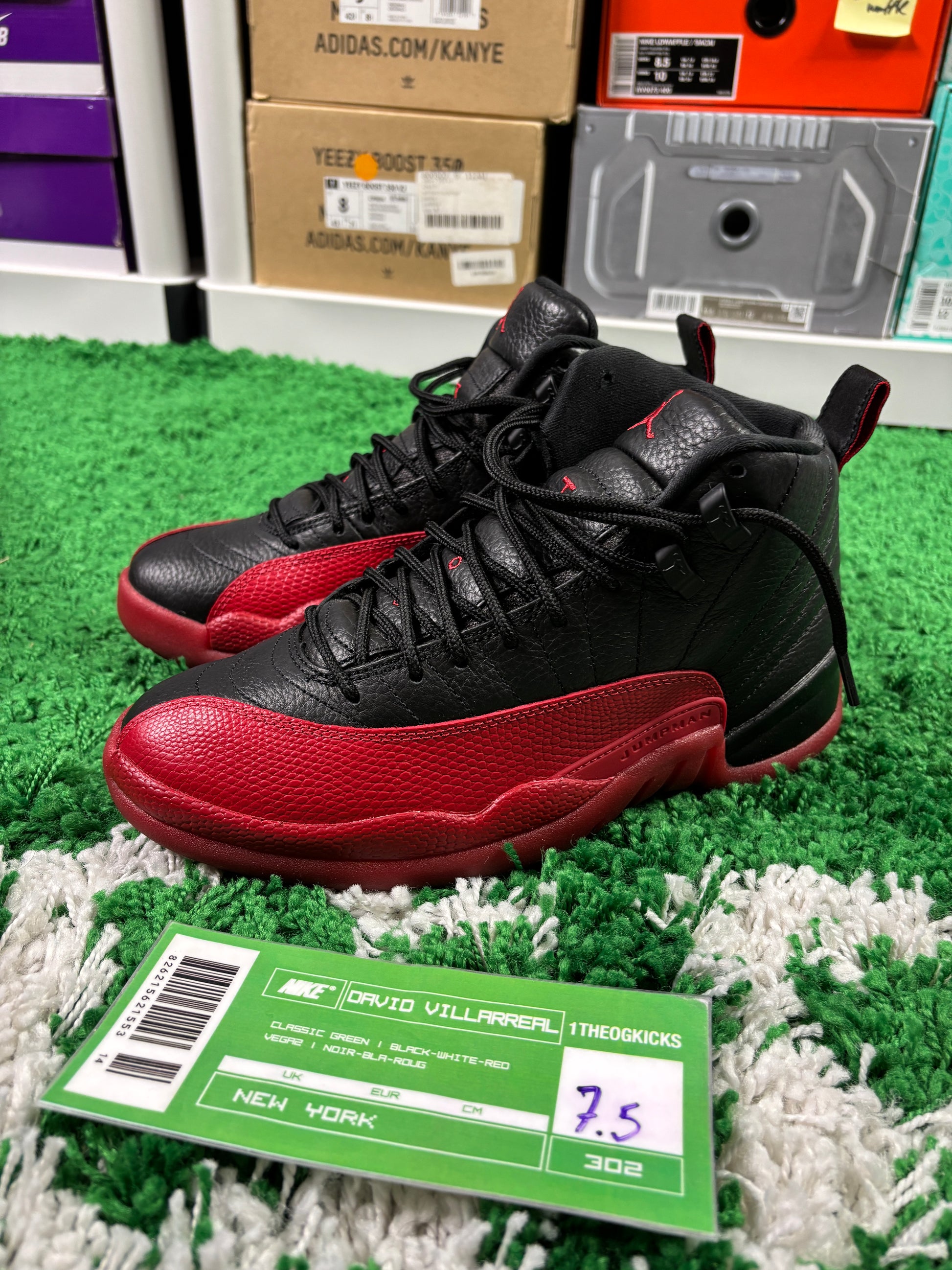 Jordan 12 Flu Game - Size 7.5