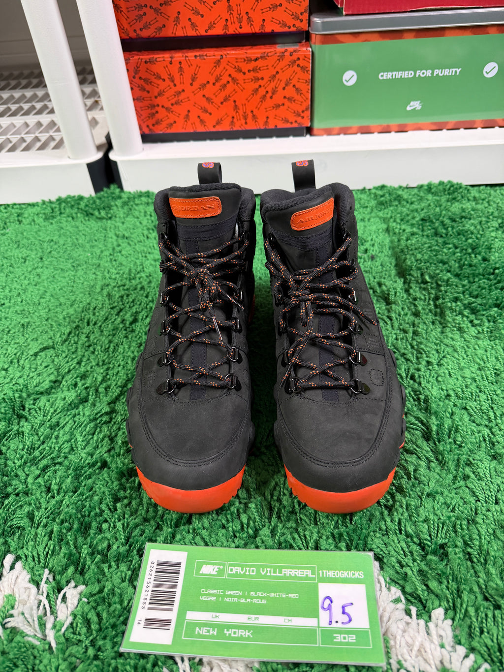 Jordan 9 Gators PE Sample - Size 9.5