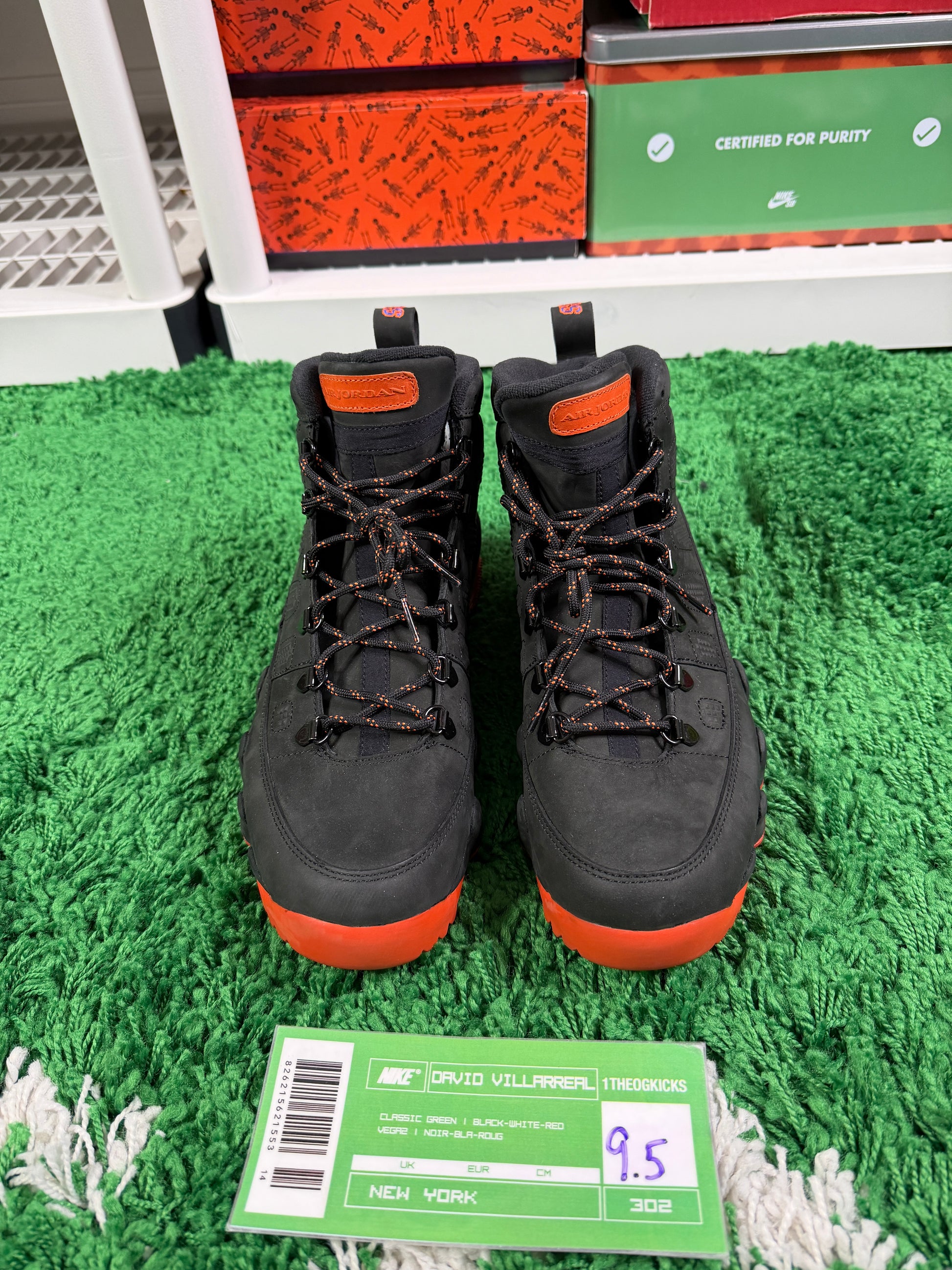 Jordan 9 Gators PE Sample - Size 9.5