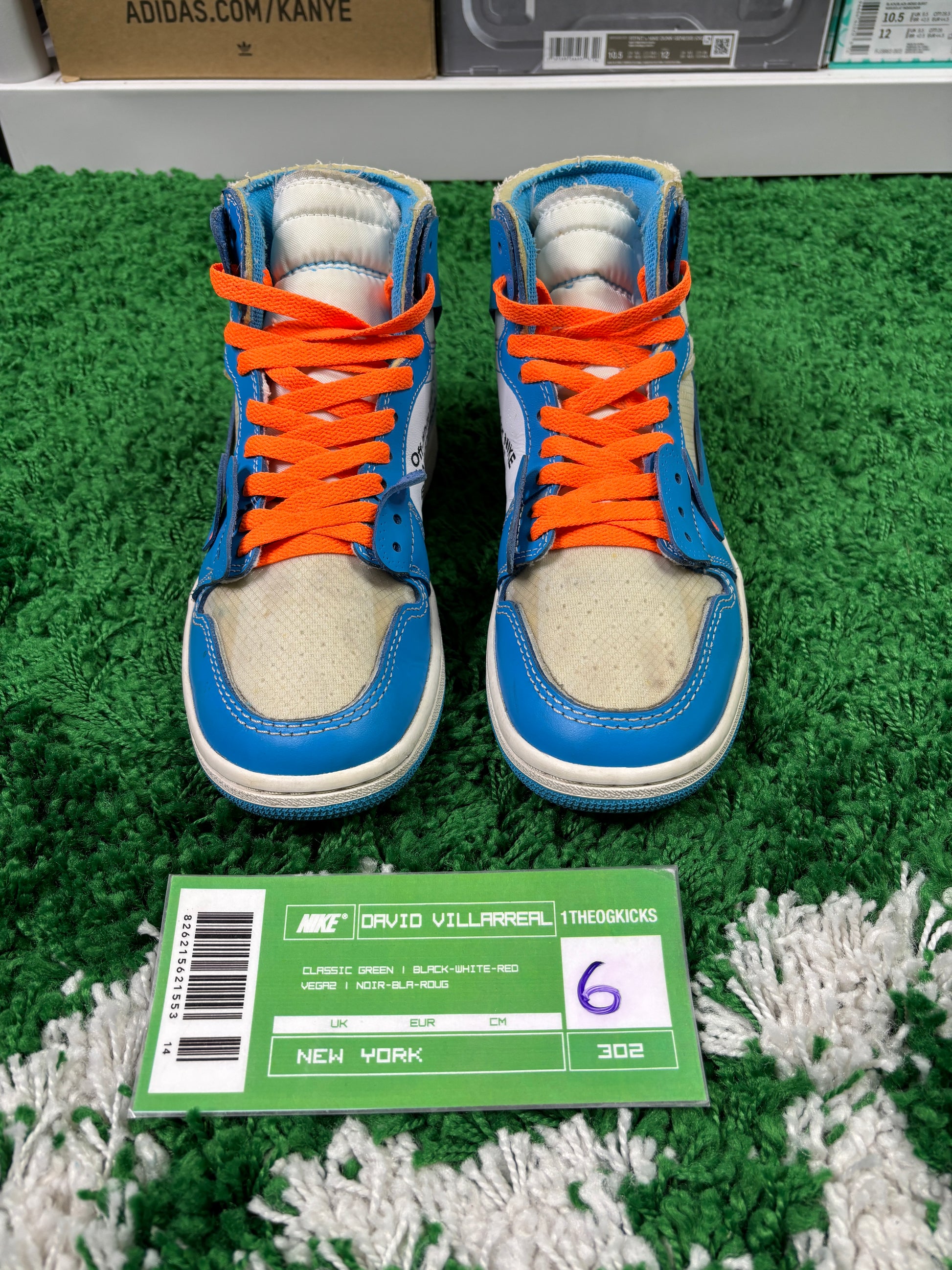 Jordan 1 OFF WHITE UNC- size 6