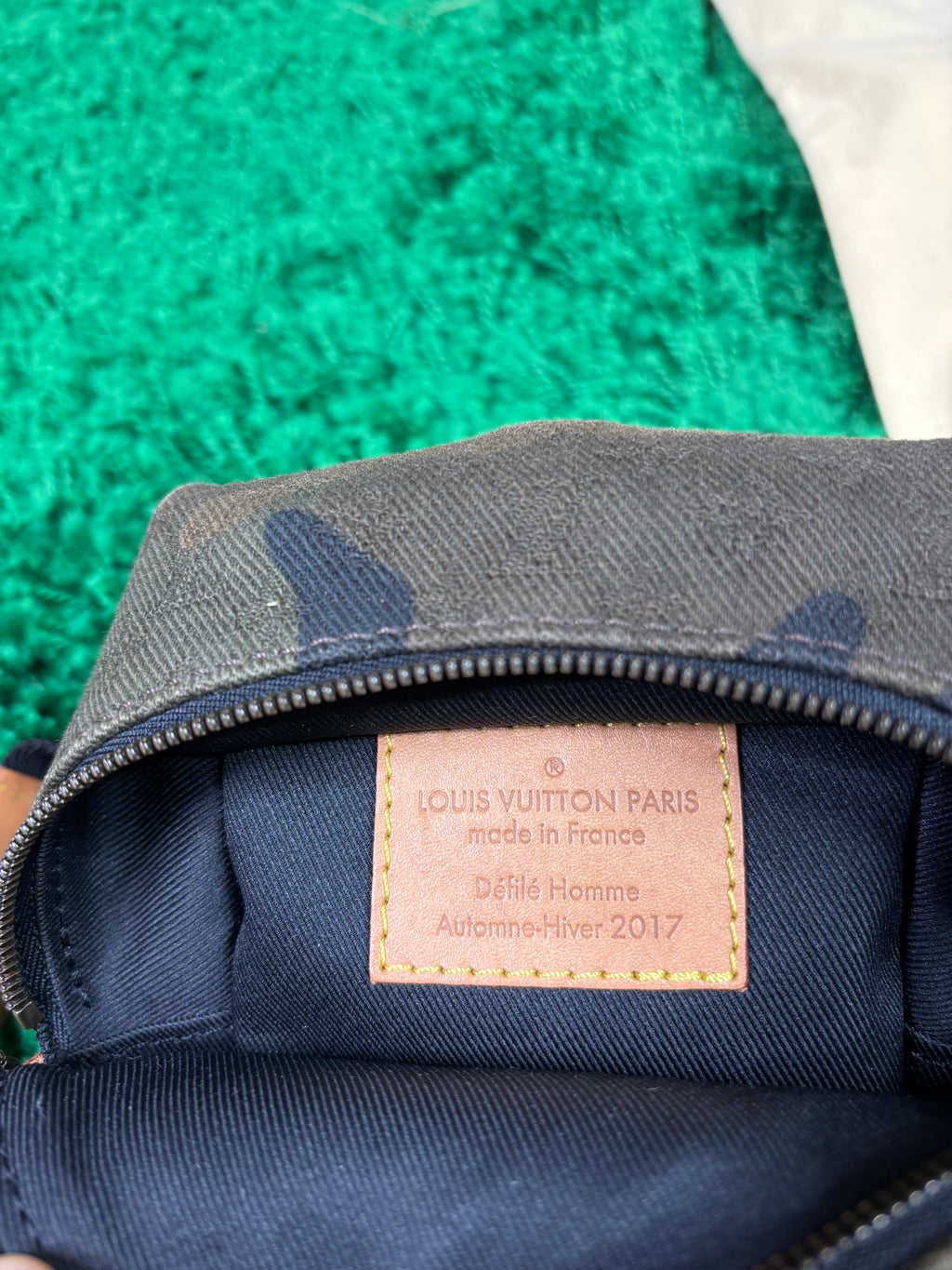 LV x Supreme Apollo Camo Collab Keychain Backpack