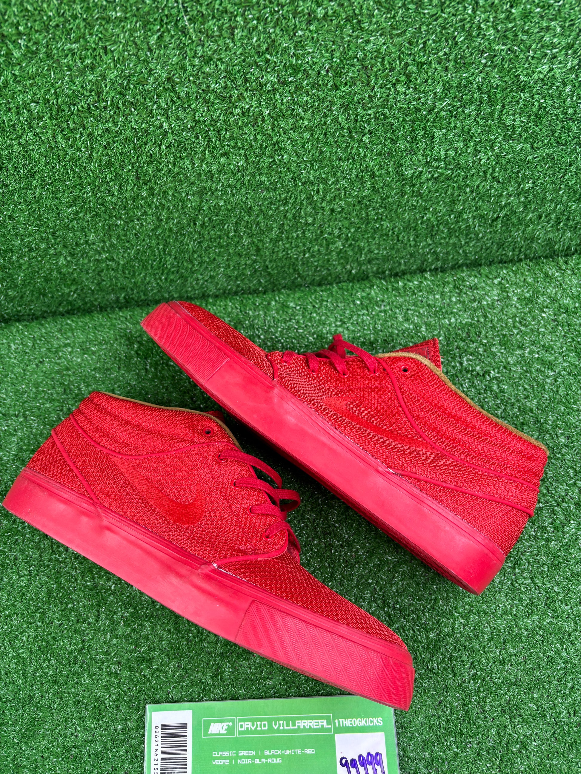 Nike Sb Stefan Janoski Tonal Red Sample - Size 9