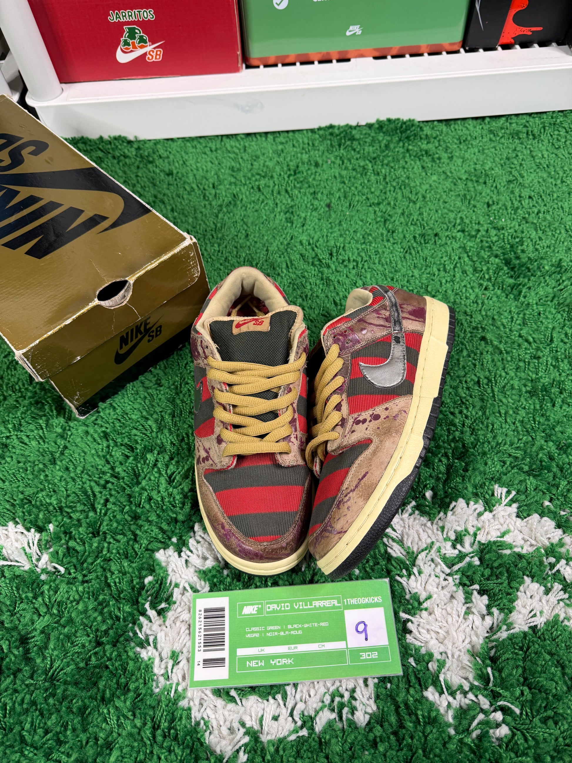 Nike Sb Freddy Krueger's - Size 9