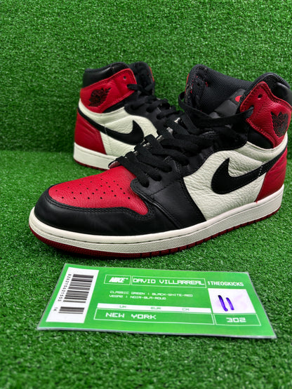 Air Jordan 1 Bred Toe - Size 11