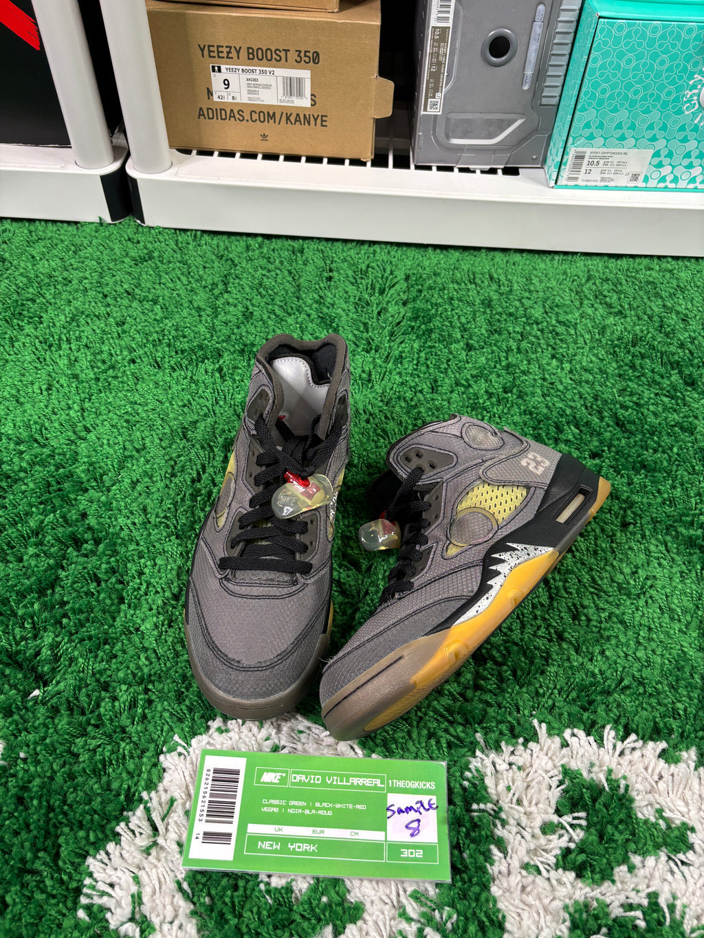 Jordan 5 Off-White Muslin SAMPLE - Size 8