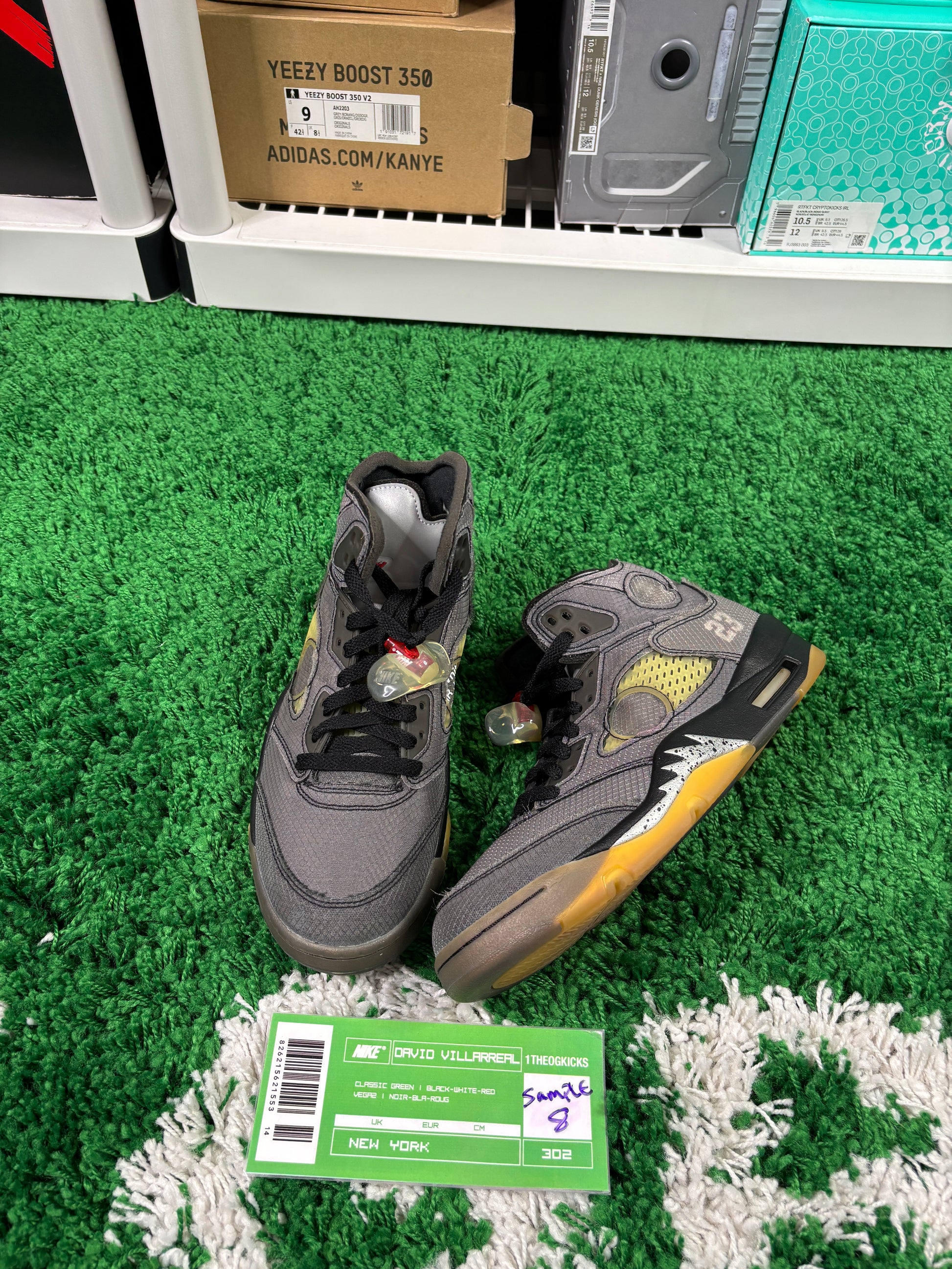 Jordan 5 Off-White Muslin SAMPLE - Size 8