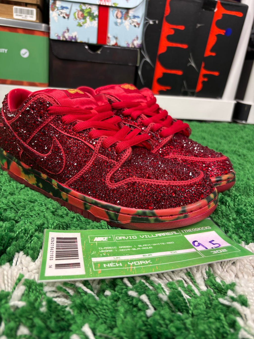 Nike Sb Wizard of Oz Dorthy Custom - Size 9.5