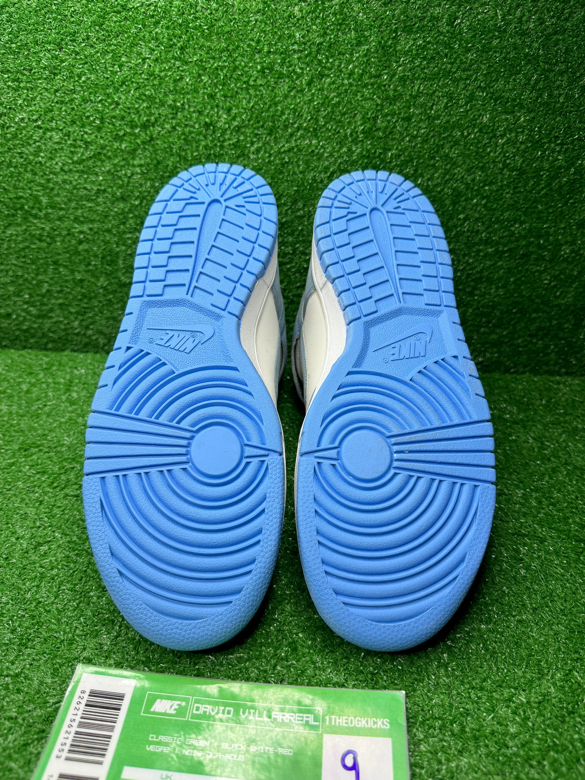 Nike Dunk University Pack White University Blue- Size 9