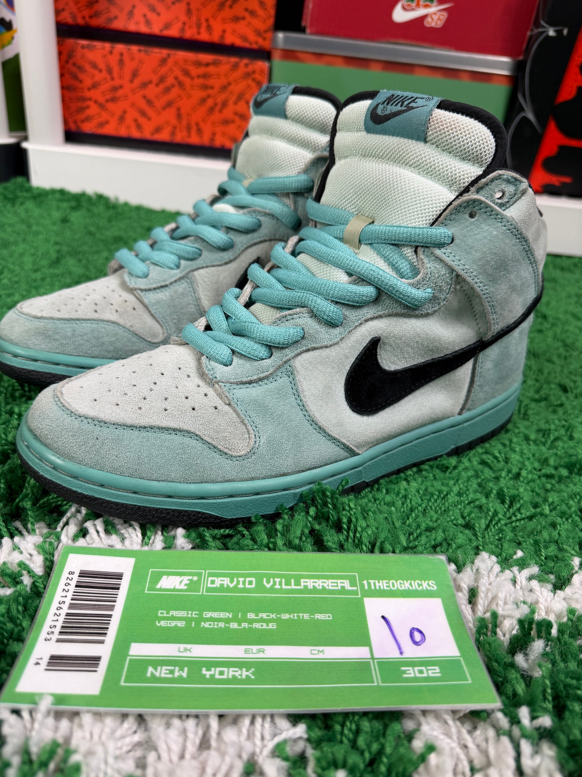 Nike Sb Sea Crystal Highs - Size 10