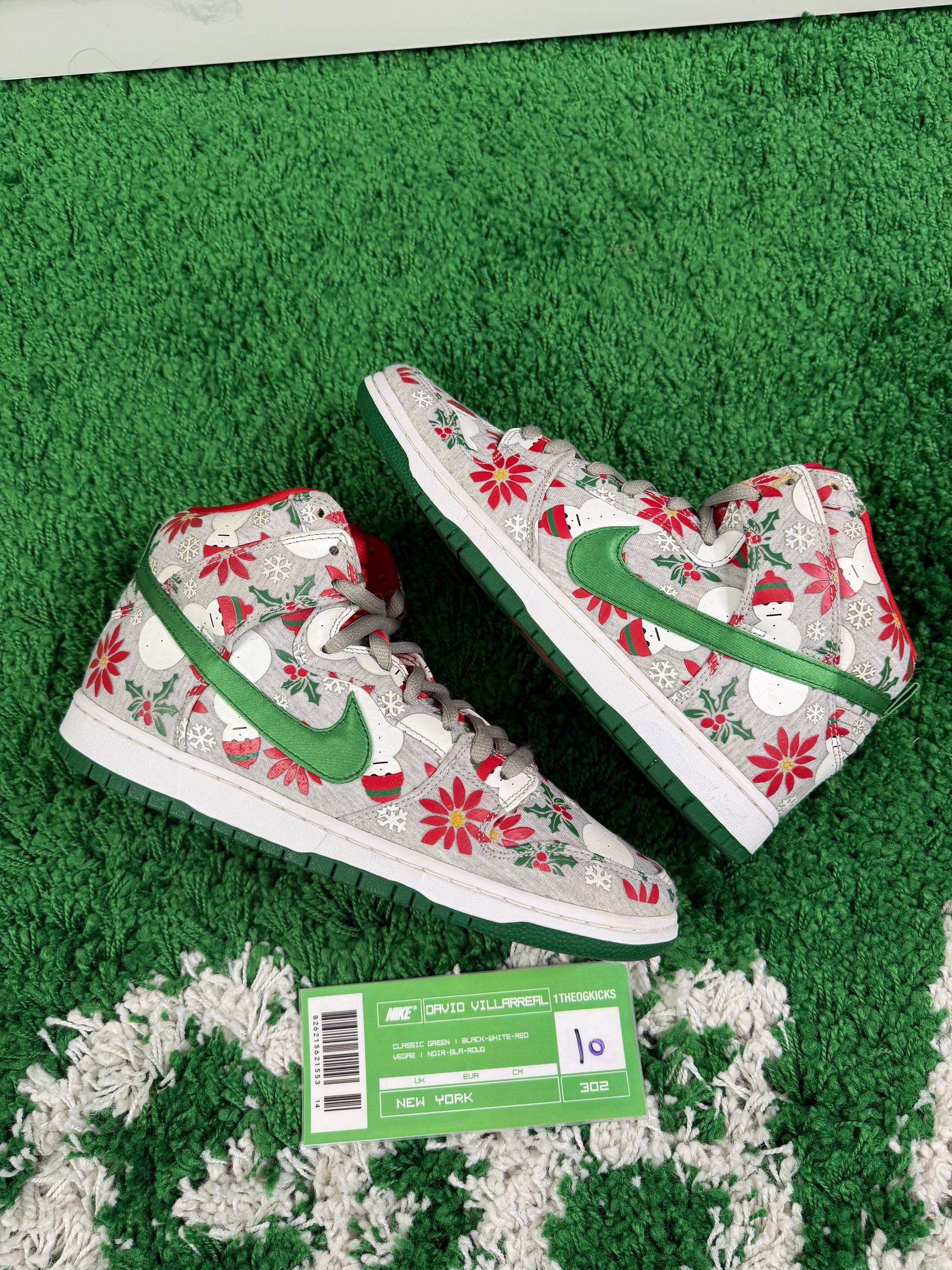 Nike Sb Ugly Sweaters Grey - Size 10