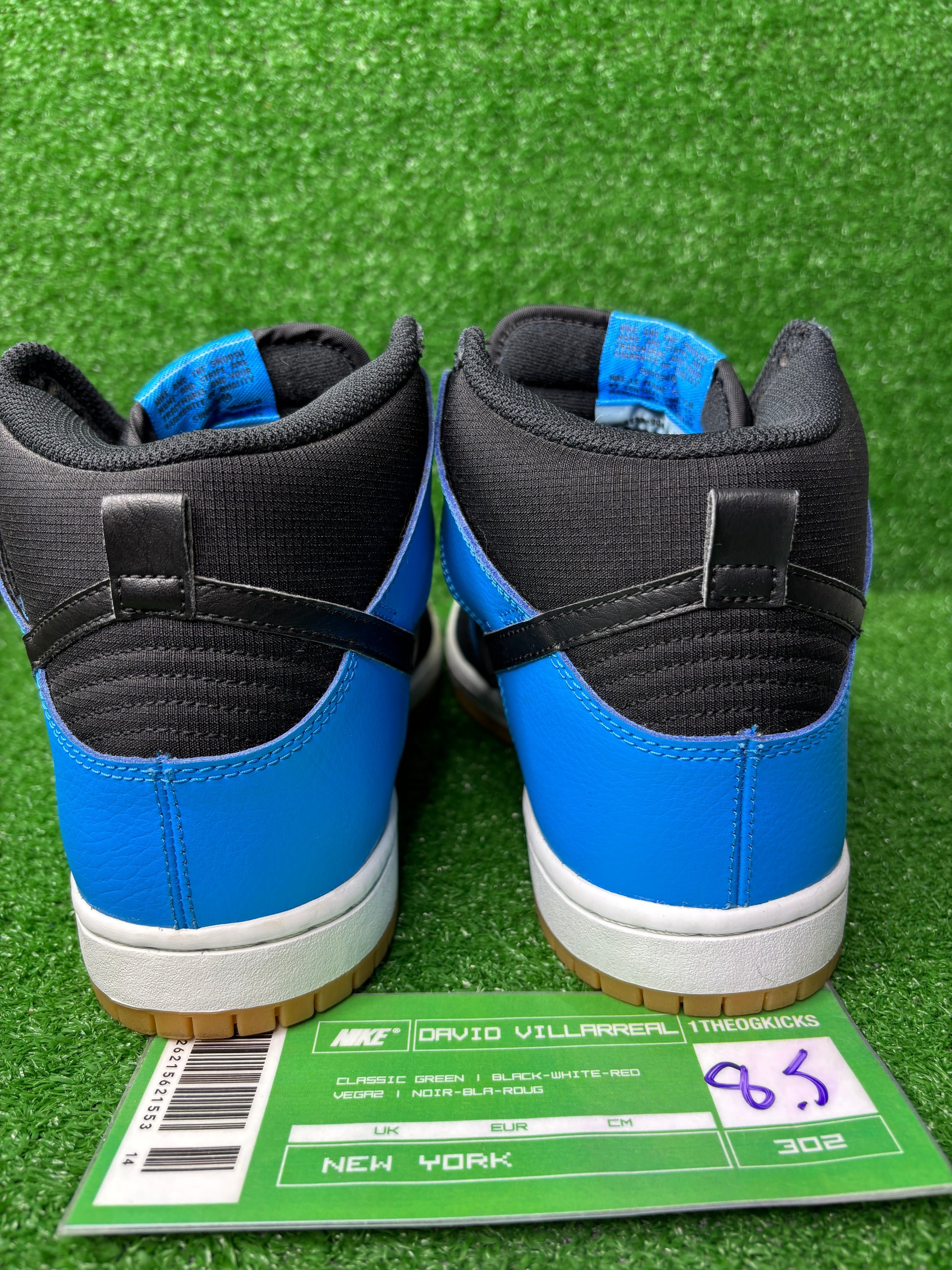 Nike Sb Blue Fury Highs - Size 8.5