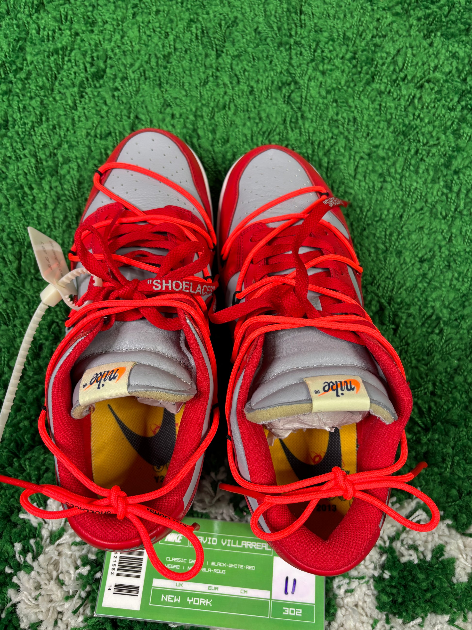 Nike Dunk Off-White University Red - Size 11