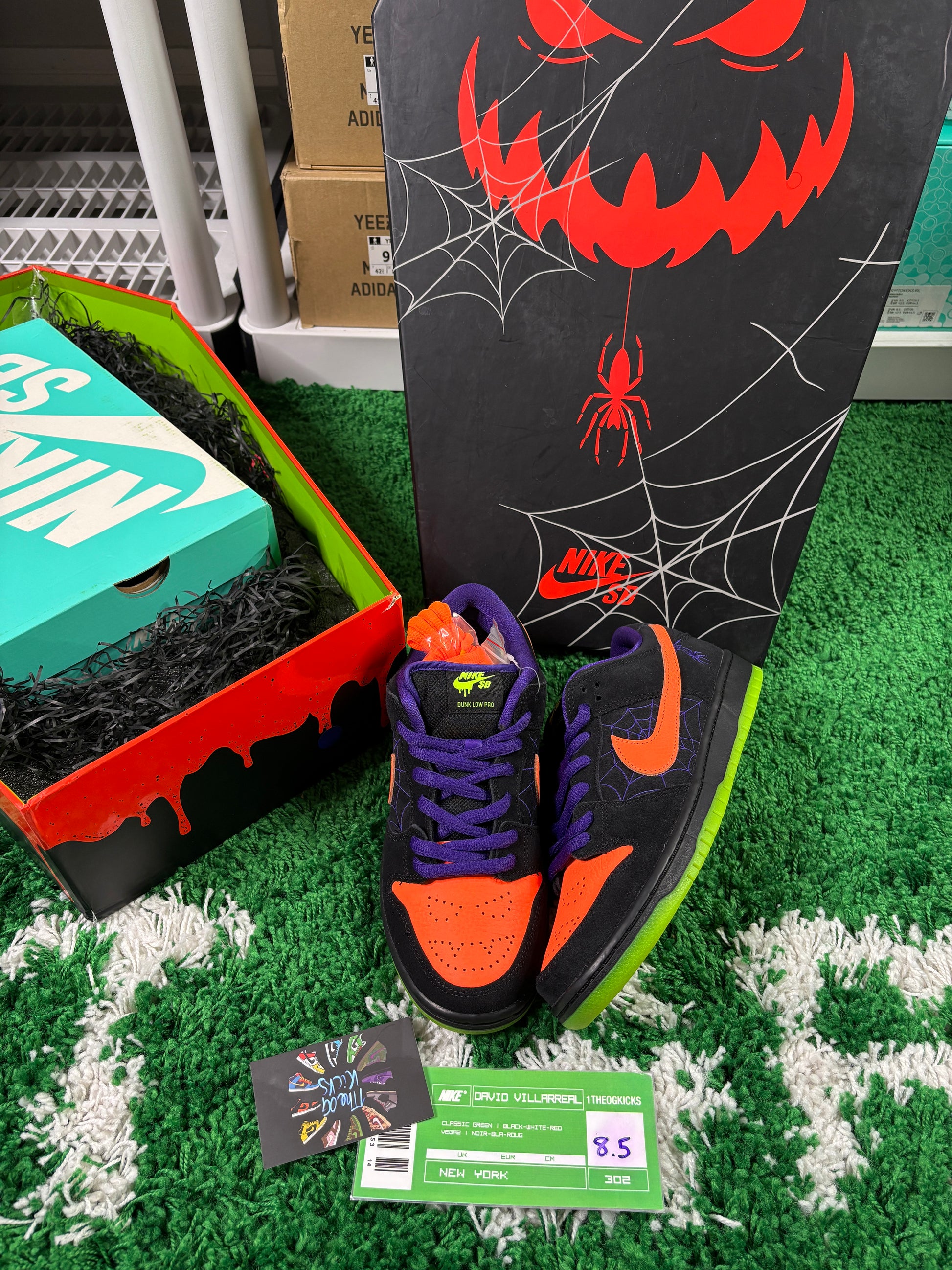 Nike Sb Night Of Mischief Special Box - Size 8.5
