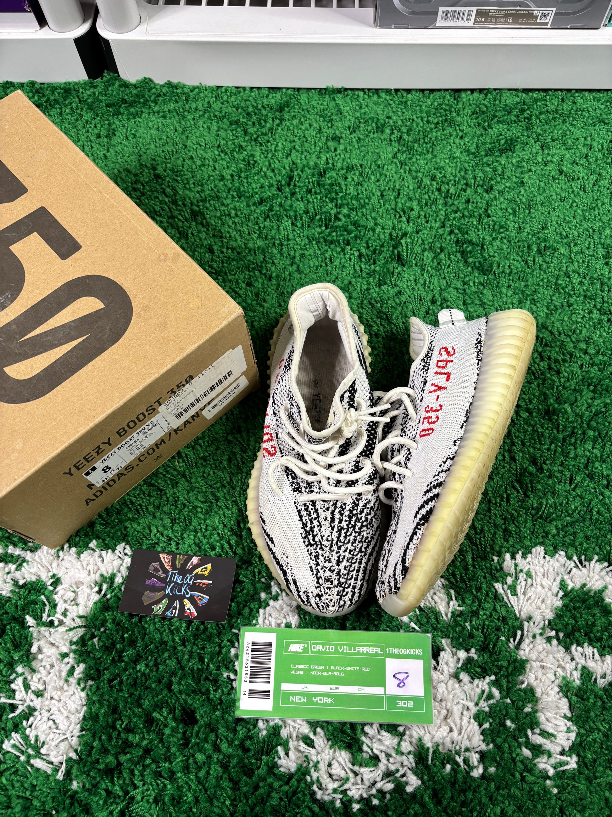Yeezy Boost 350 Zebra - Size 8