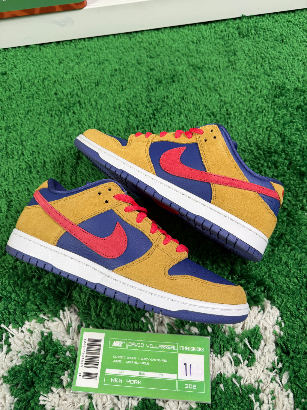 Nike Sb Reverse Papa Bear Lows - Size 11