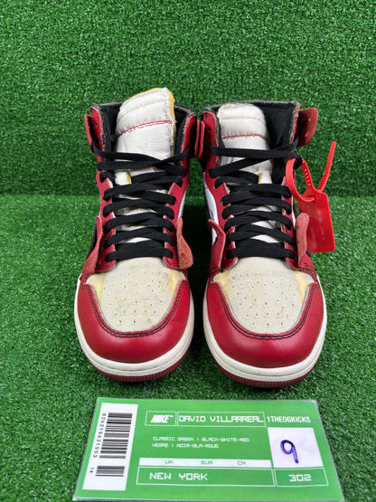 Jordan 1 OFF WHITE Chicago- size 9