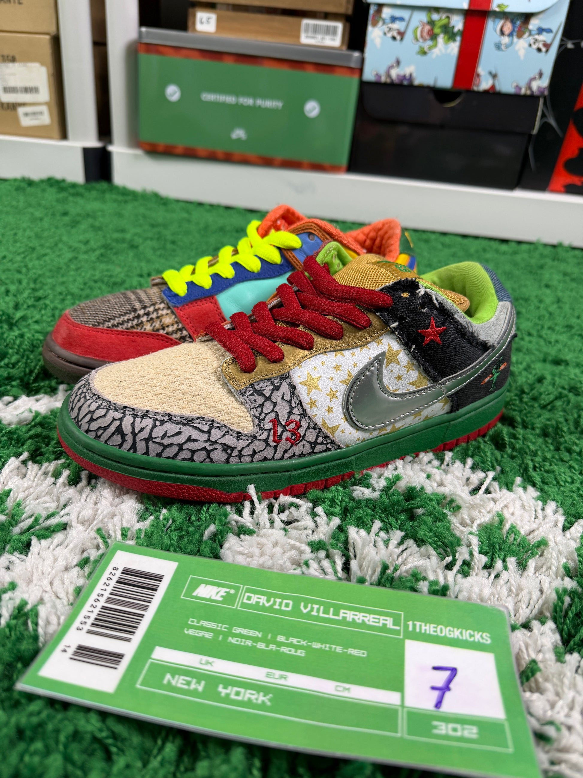 Nike Sb What The Dunks - Size 7