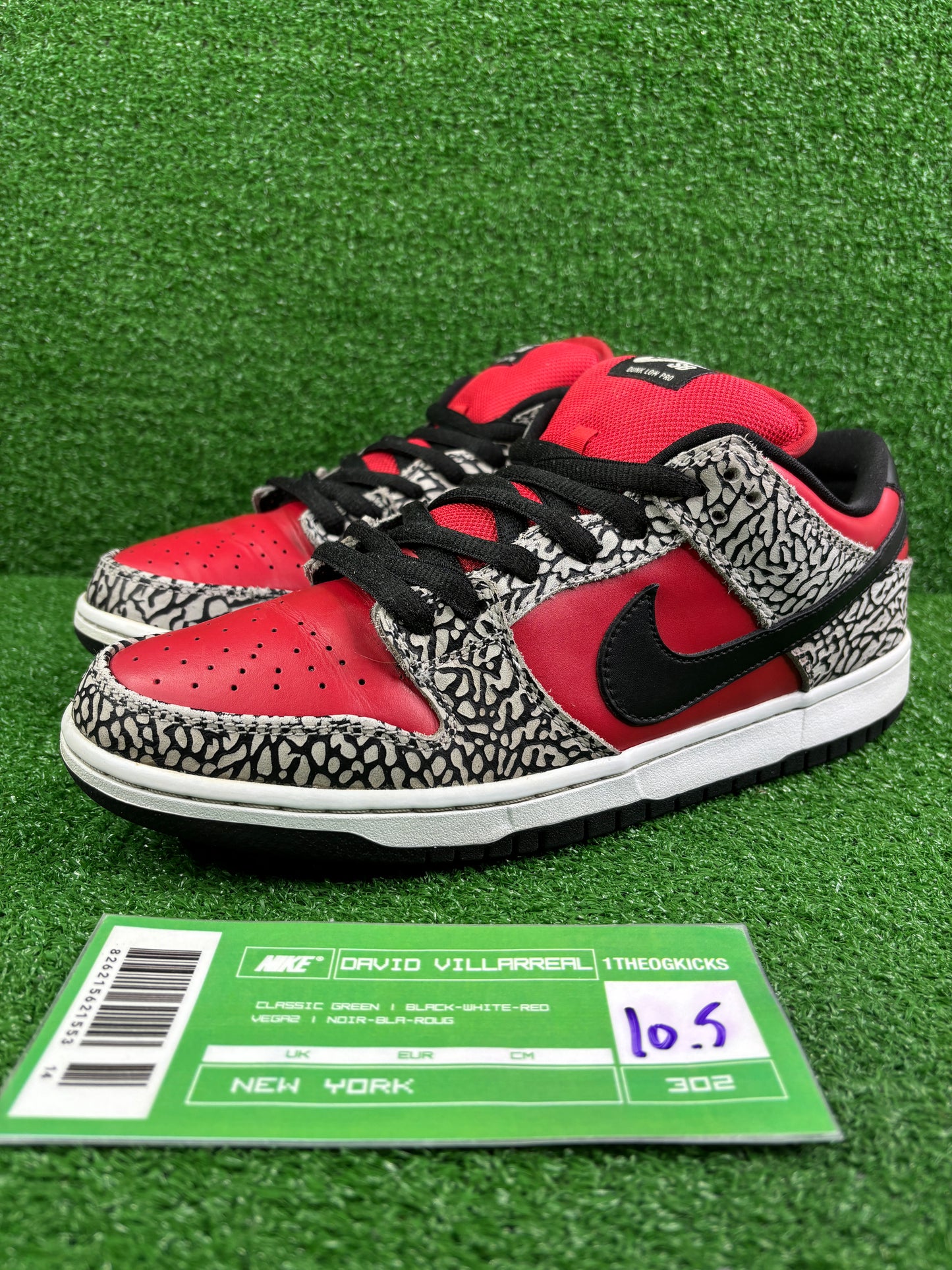 Nike Sb Red Supreme Low - Size 10.5