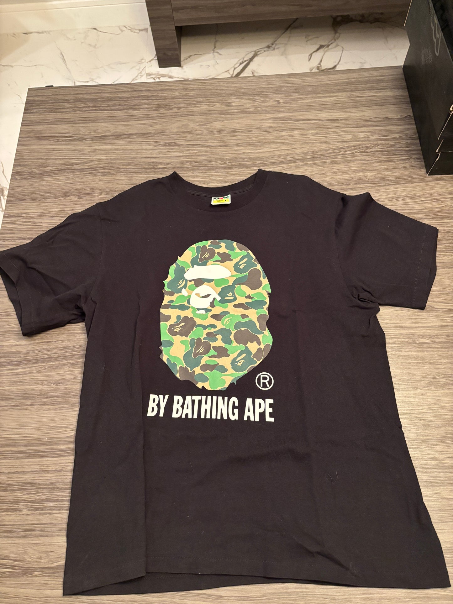 BAPE ABC Camo Big Ape Head Tee - Size XL