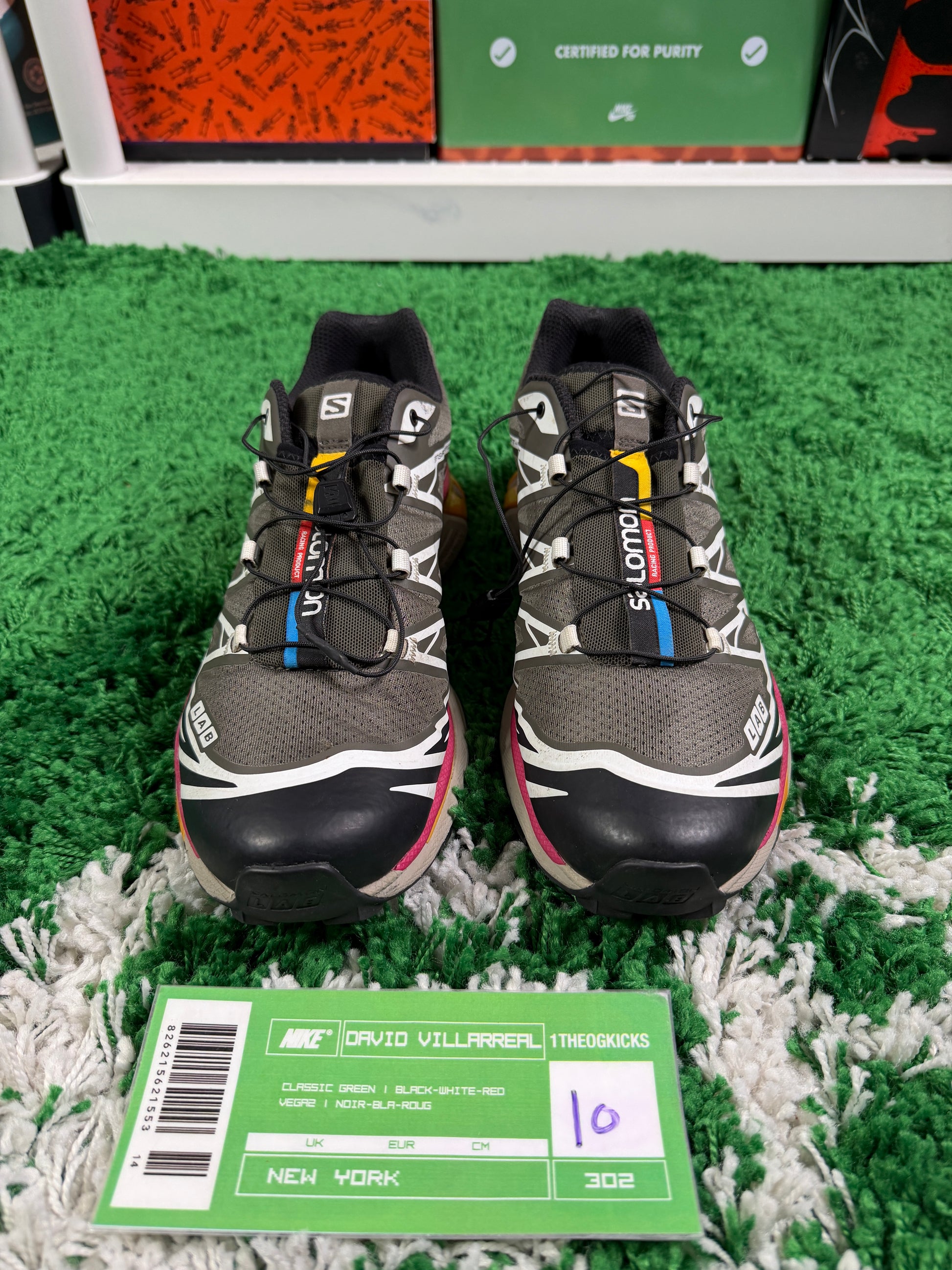 Salomon XT-6 RECUT Beluga Russet Orange - Size 10