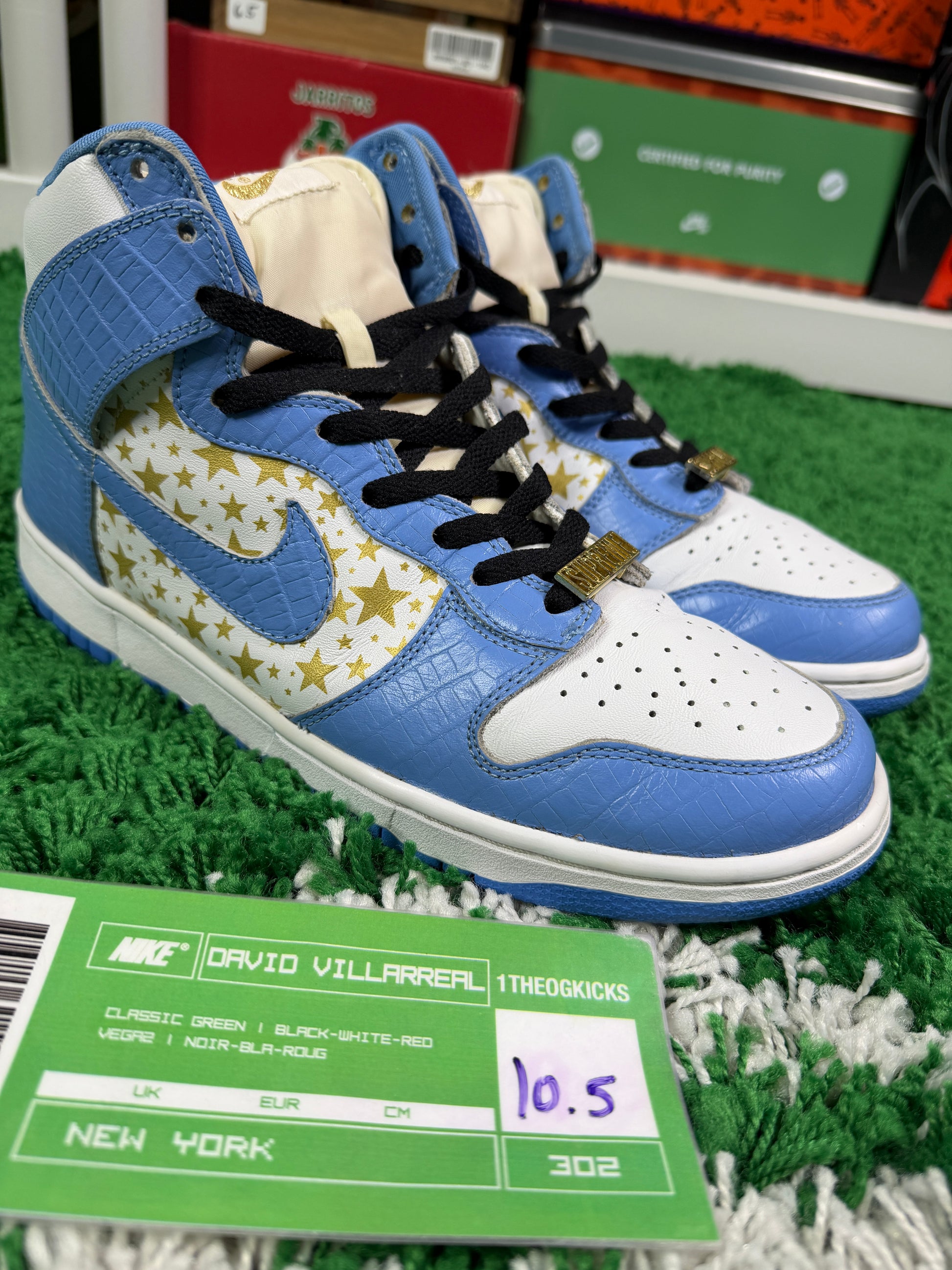Nike Sb Blue Supreme High - Size 10.5